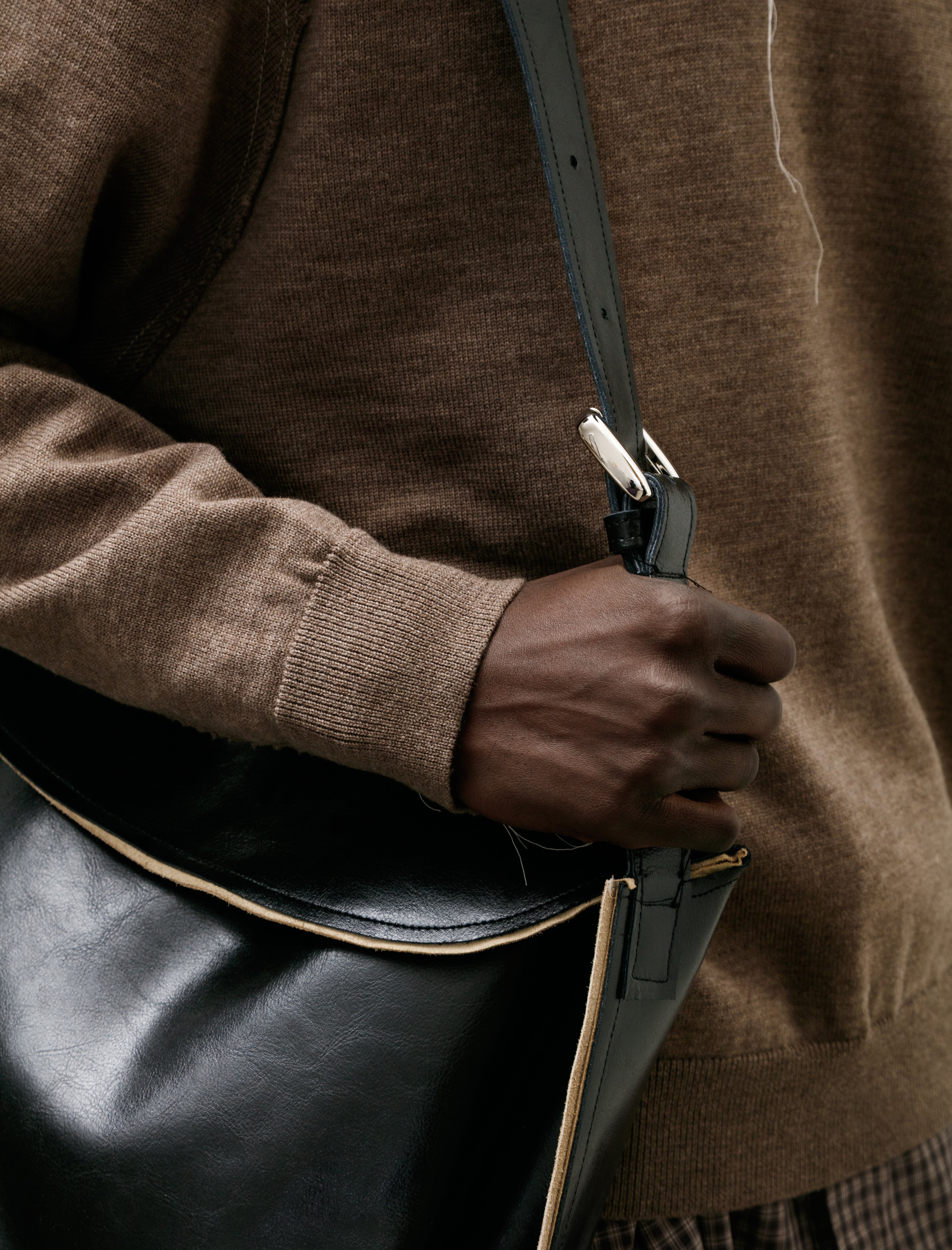 Camiel Fortgens Belt Bag M Leather Black