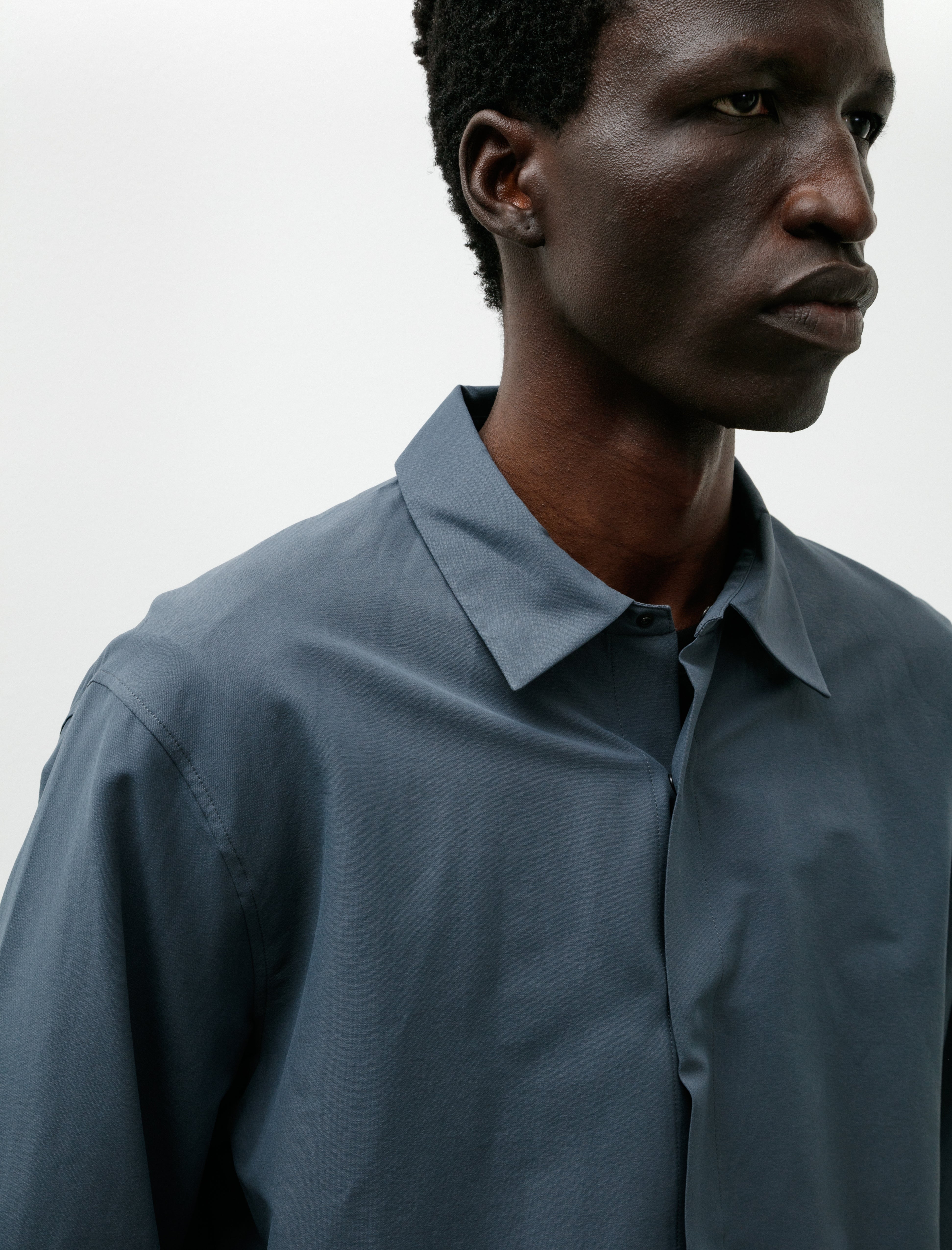 Veilance Stema LS Shirt Neptune