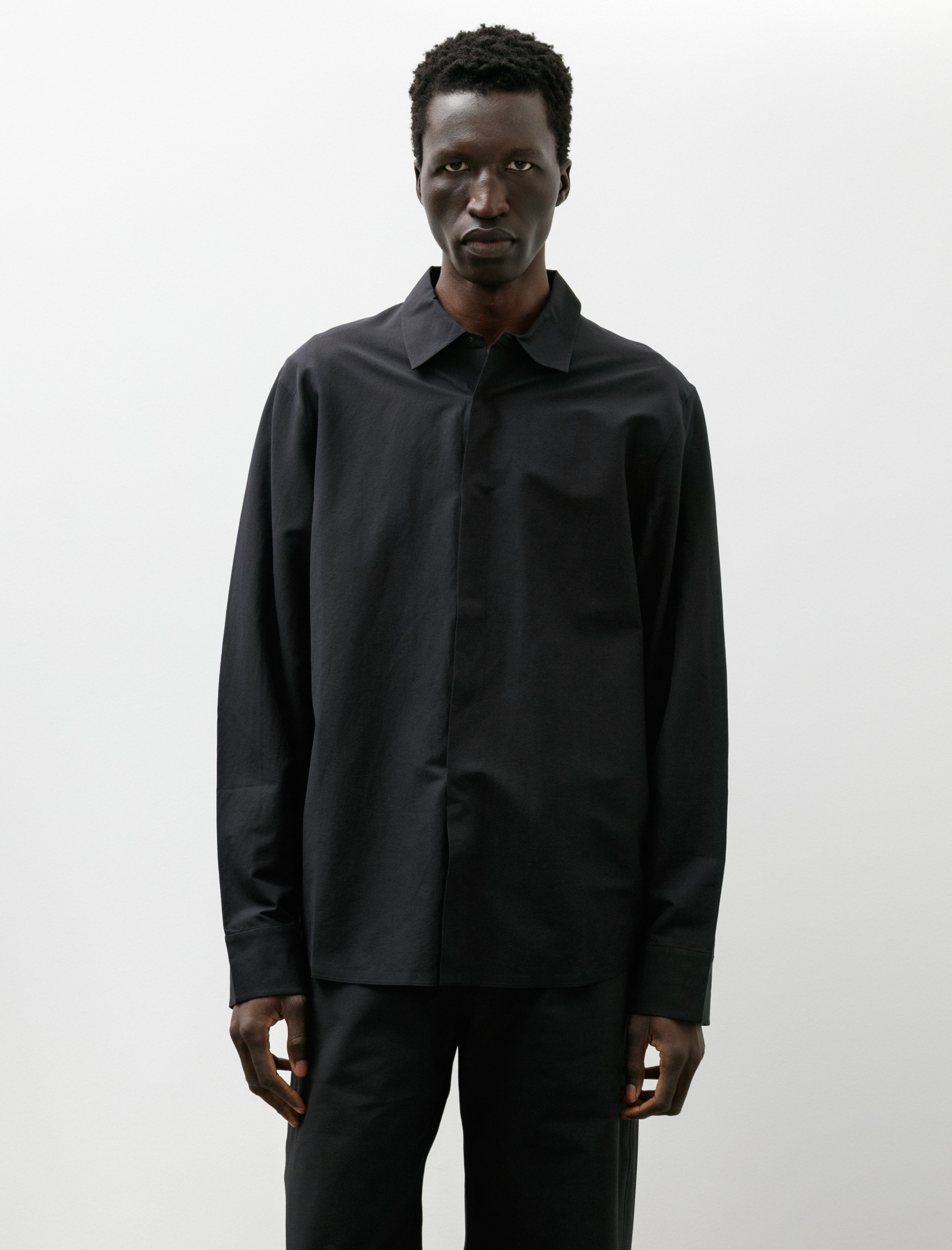 Veilance Stema LS Shirt Black