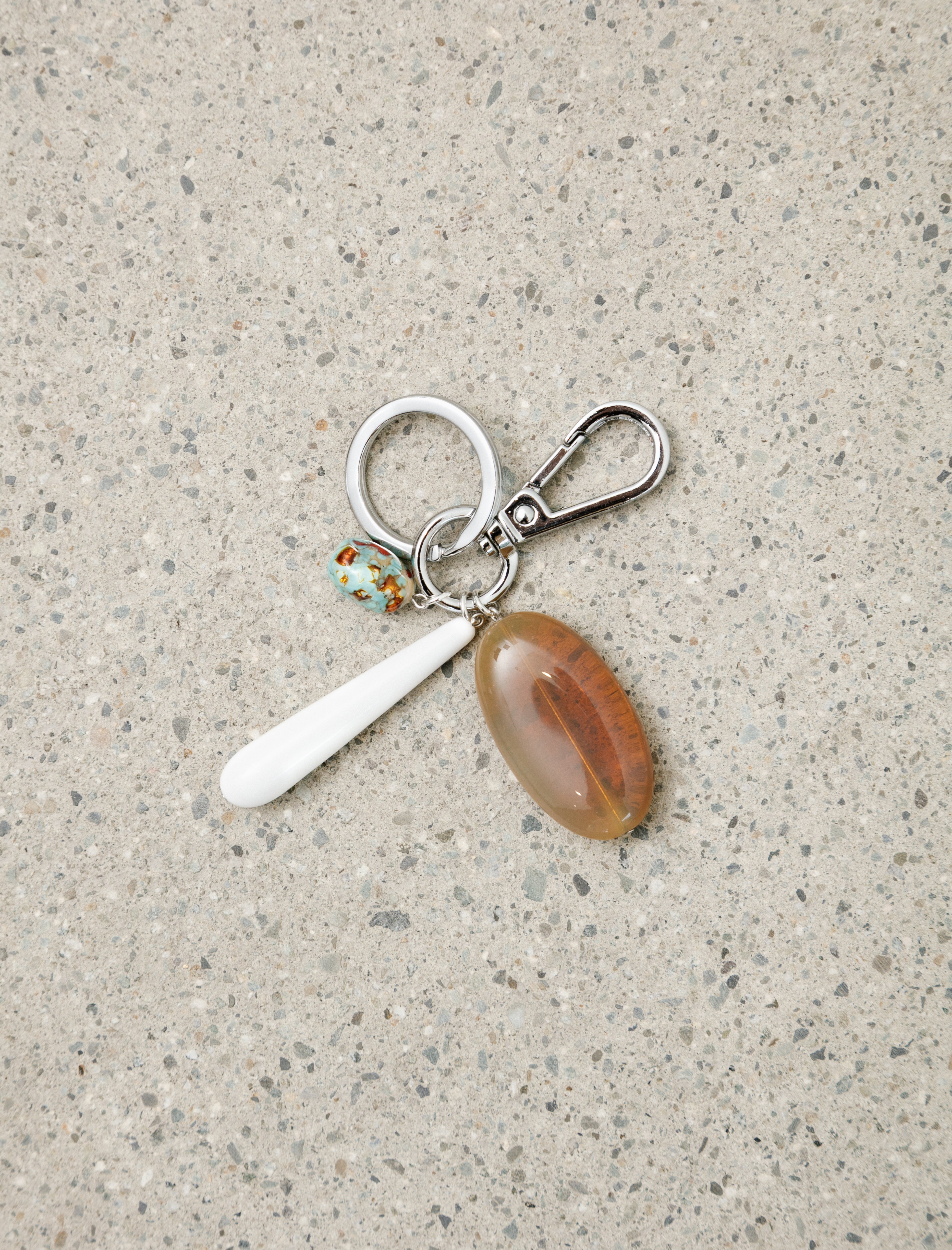 Keycharm Blanc/Amber