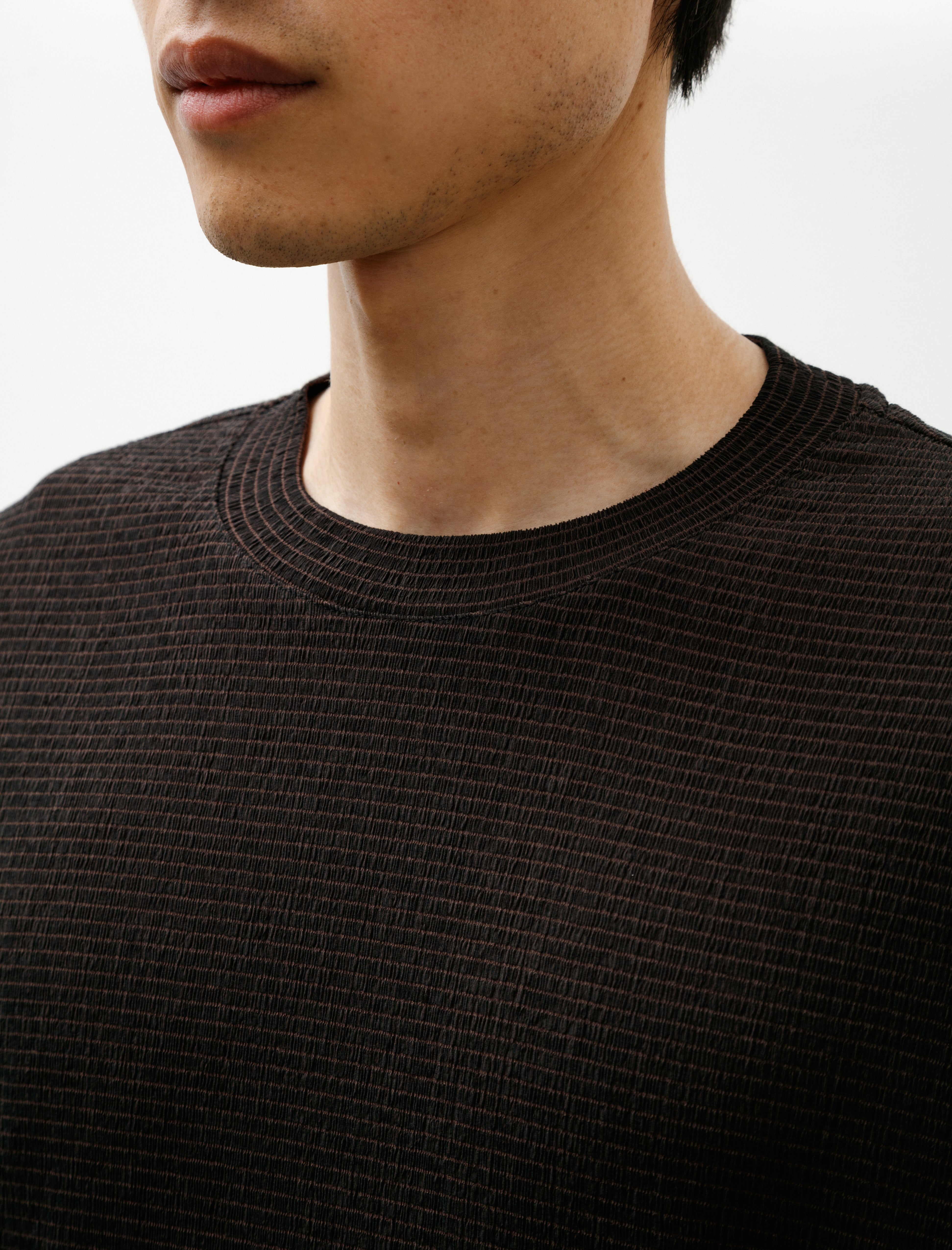 IM Mens Shrink Stretch T Dark Brown