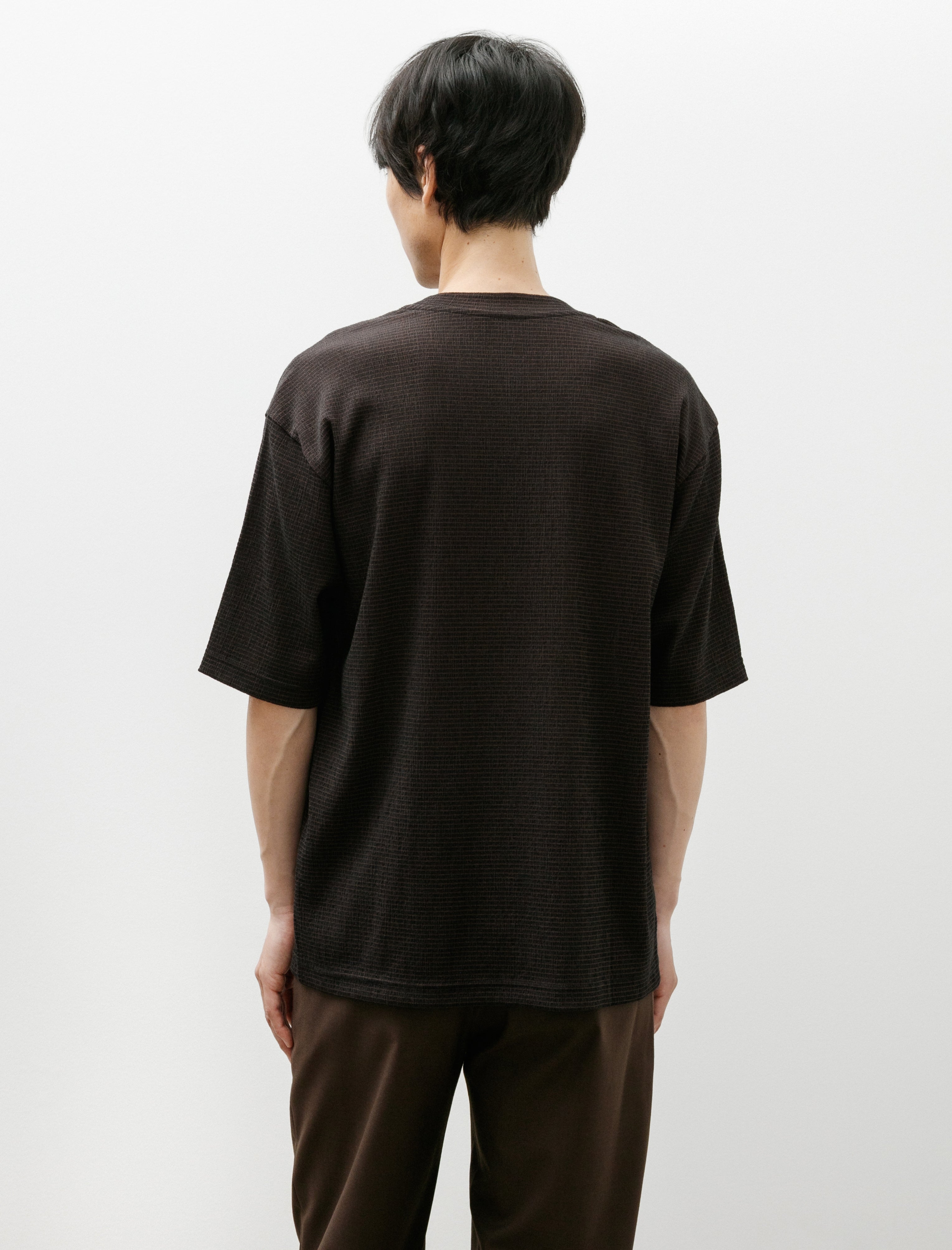 IM Mens Shrink Stretch T Dark Brown