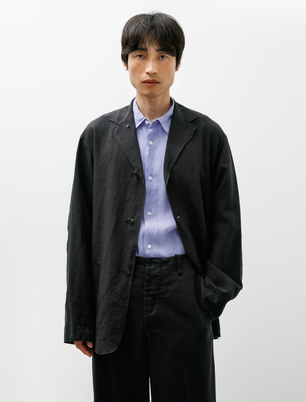 Maatee and Sons Handkerchief Jacket Vintage Linen Black – Neighbour