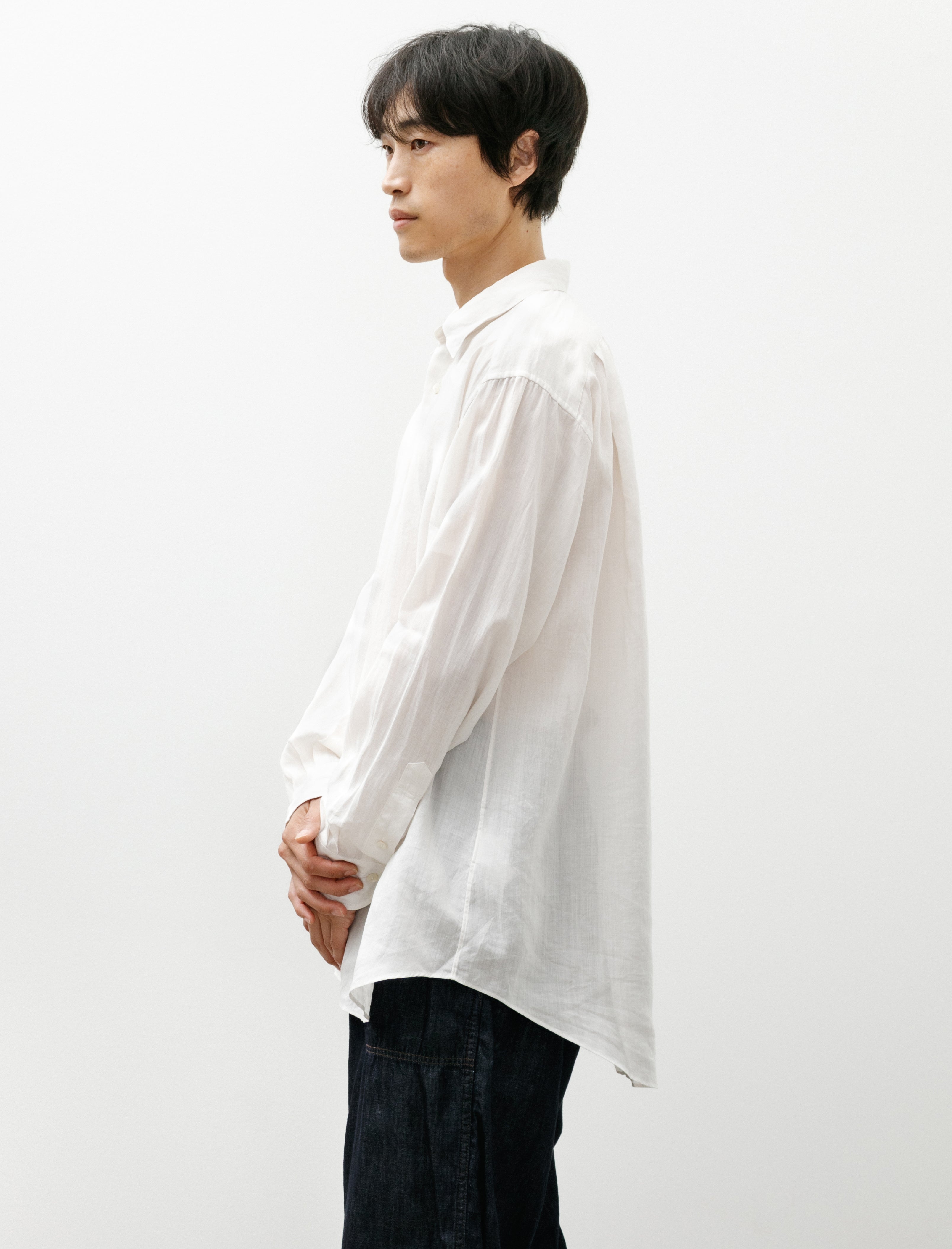 Maatee and Sons Short Point Ramie Shirt Aloe
