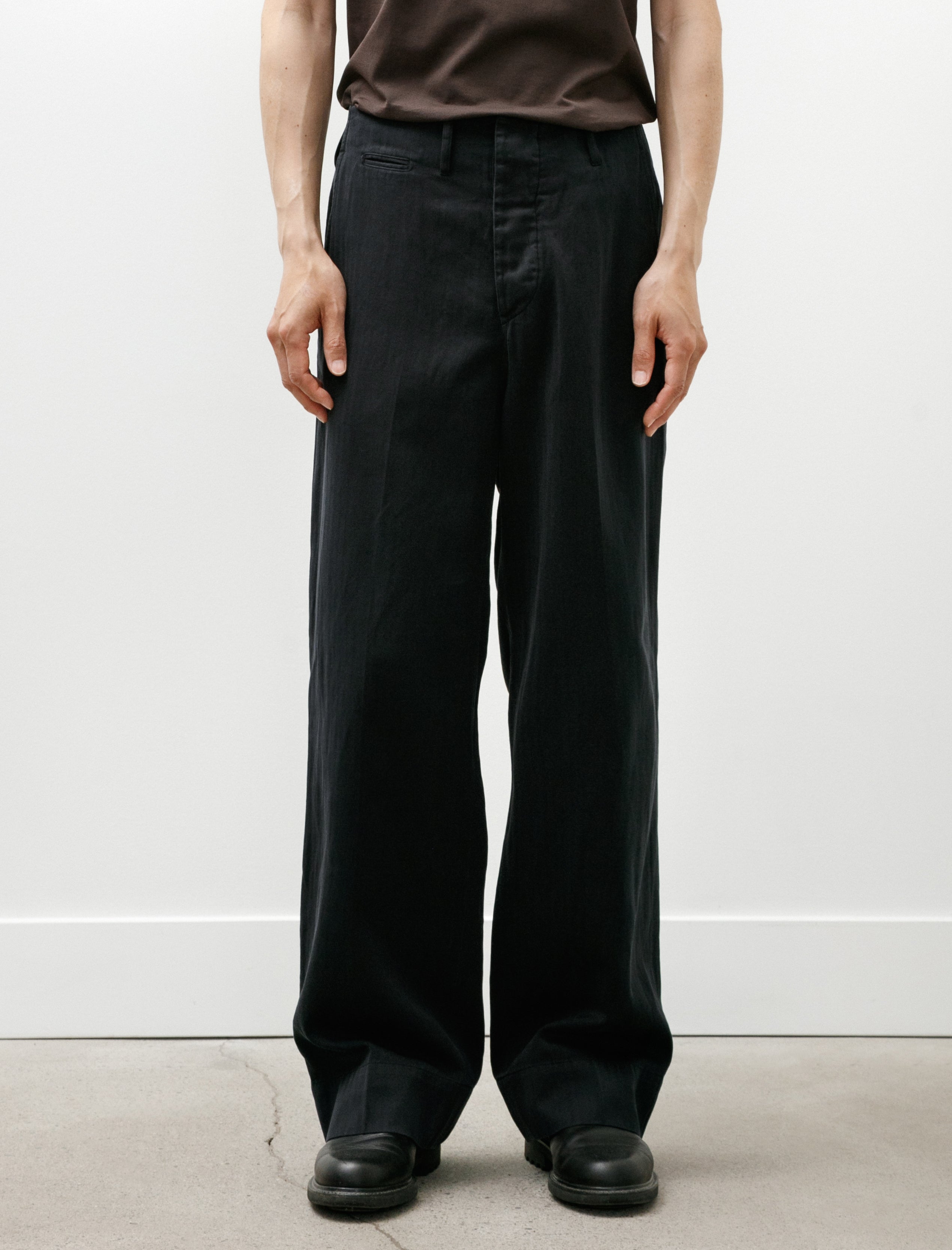 Maatee and Sons Chino Trouser Fade Black