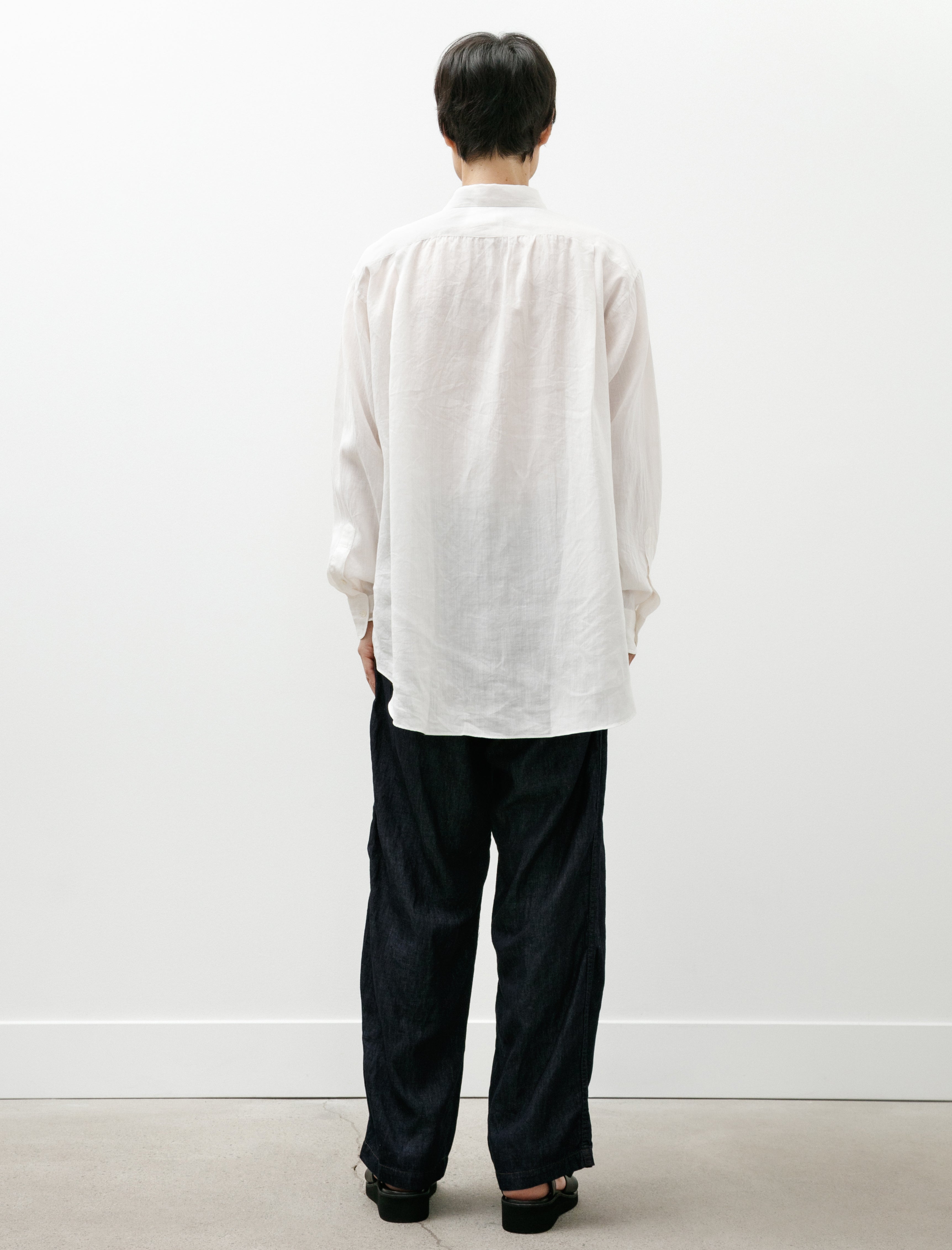 Maatee and Sons Short Point Ramie Shirt Aloe