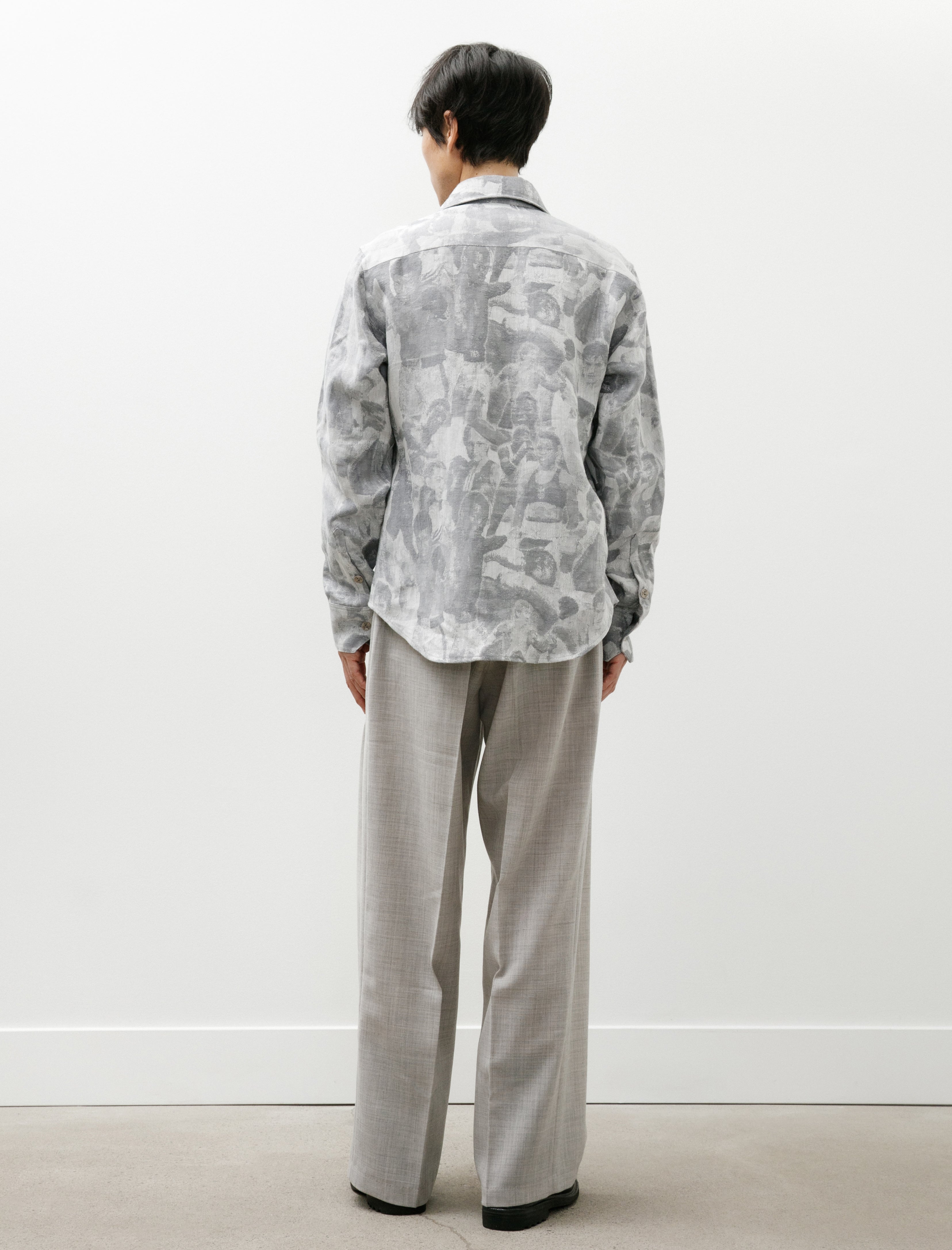 Cecile Tulkens Trouser 4 Wide Pleat Natural Beige