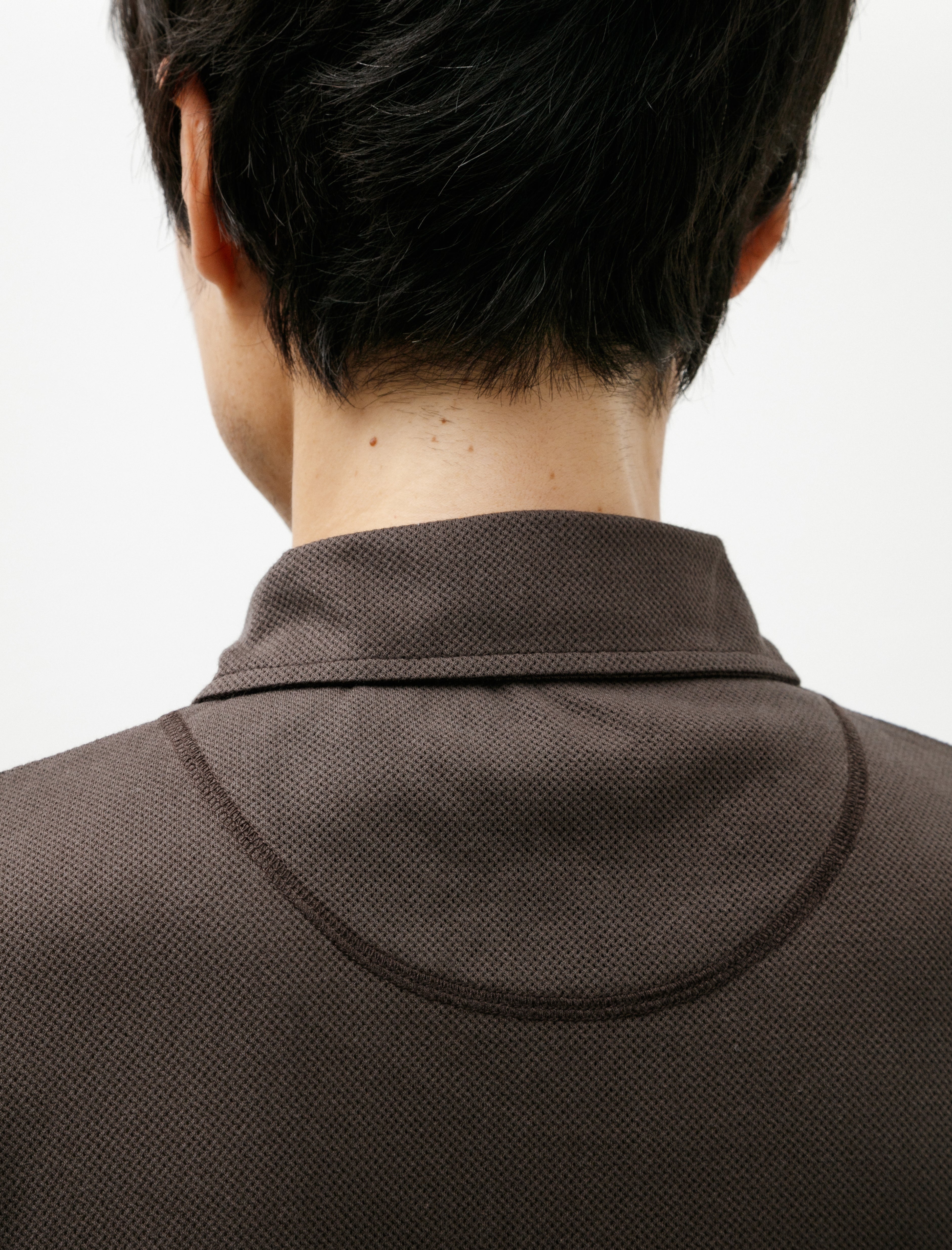 Sunspel SS Riviera Polo Dark Chocolate