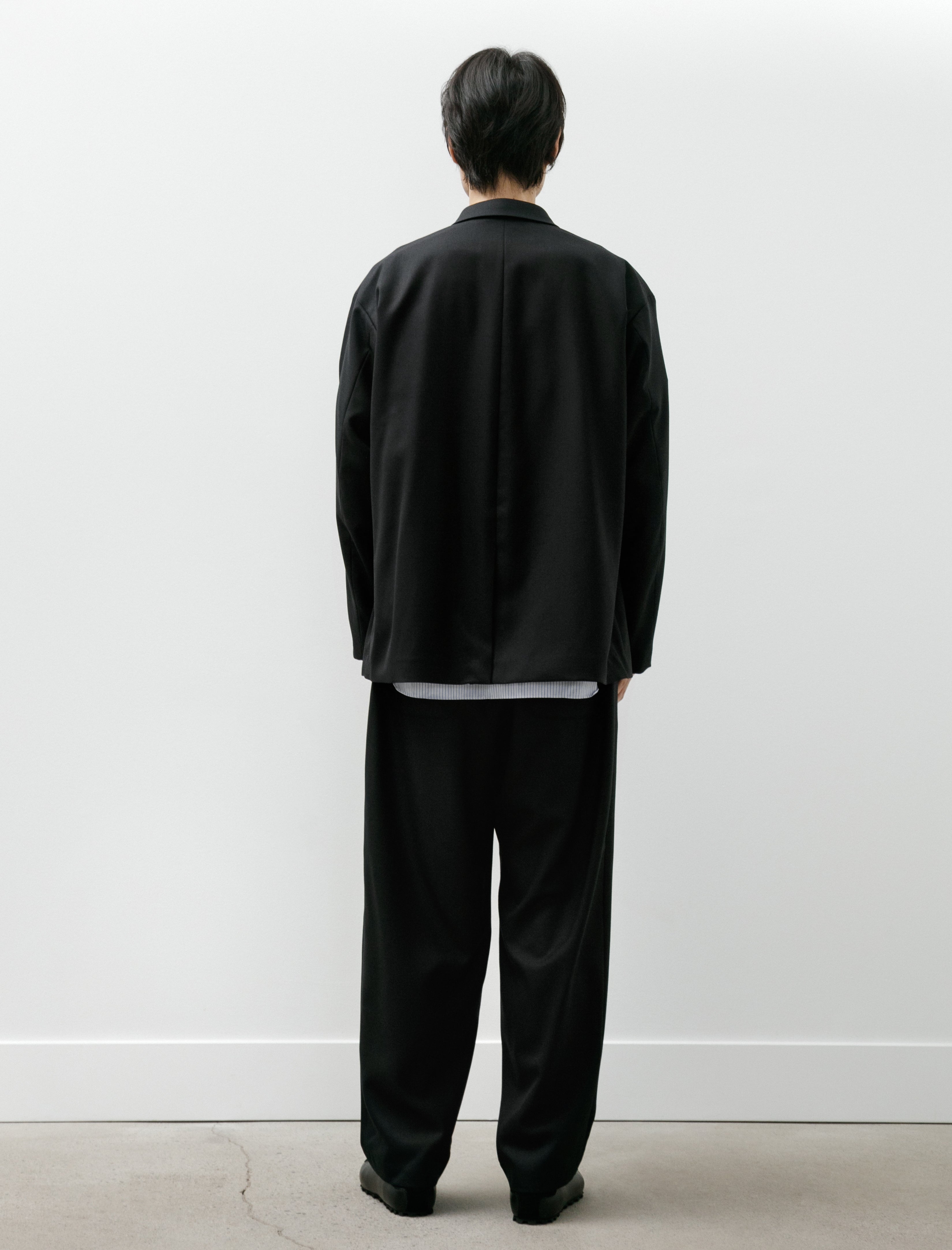 Comme des Garçons Homme Wool Patch Pocket Blazer Black