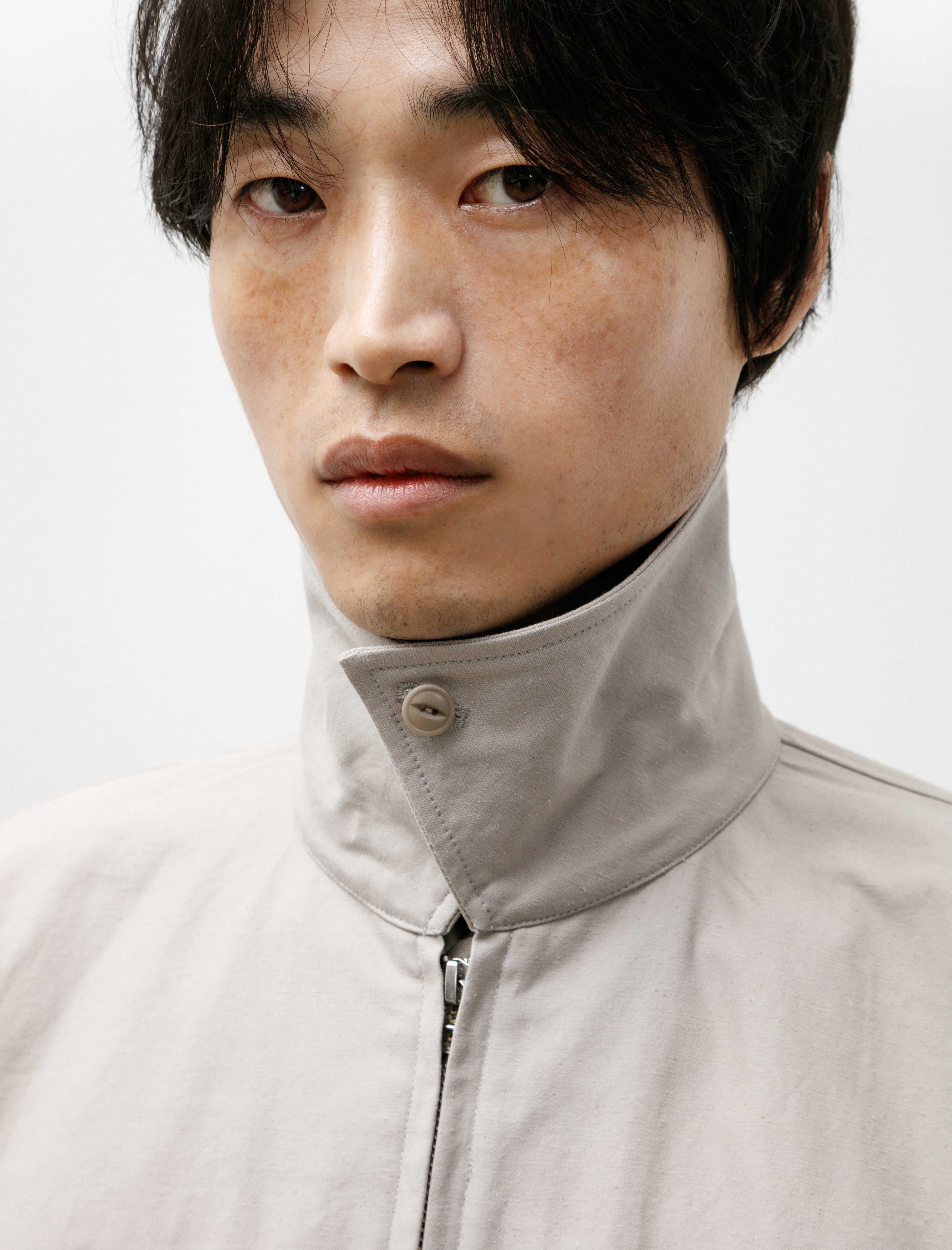 Yoko Sakamoto Zip Blouson Beige