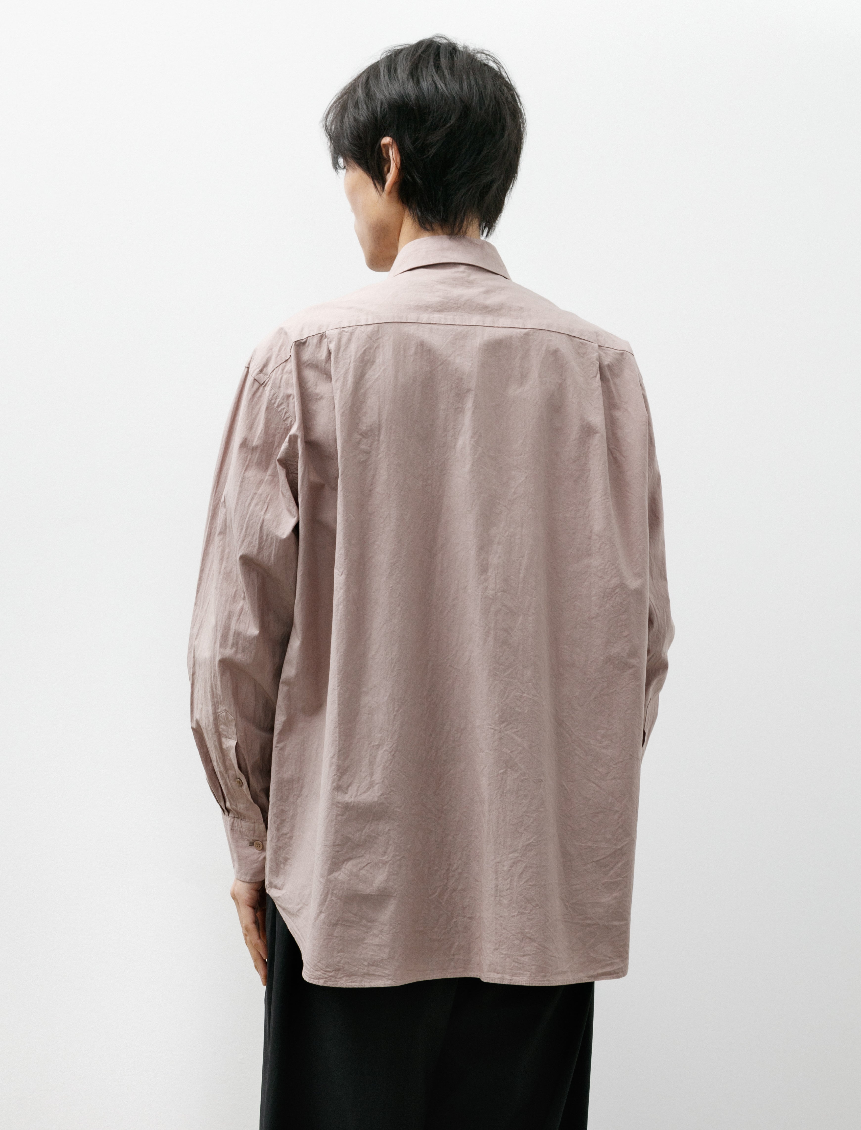 Yoko Sakamoto Regular Collar Shirt Azuki