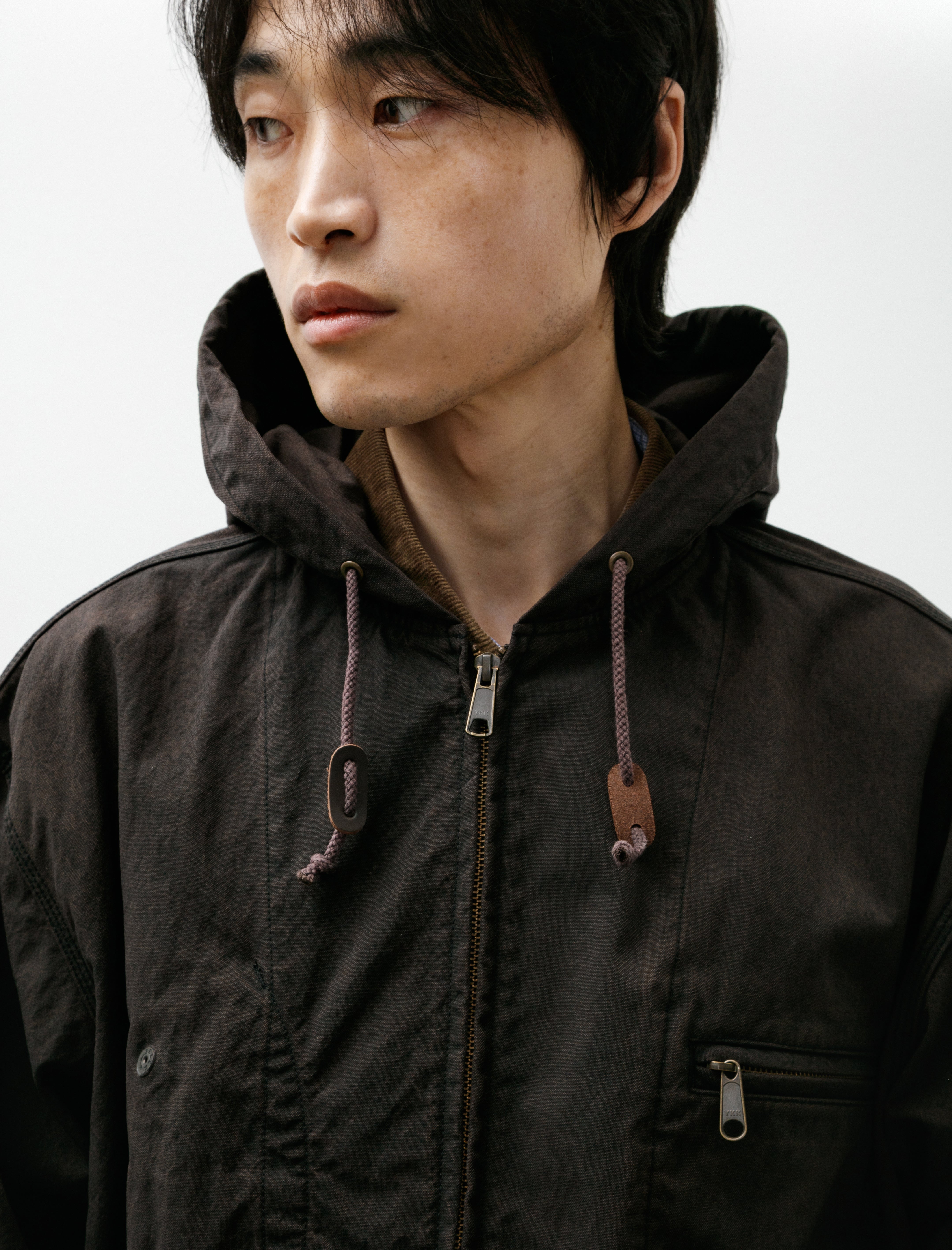 Comme des Garçons Nylon Parka Brown