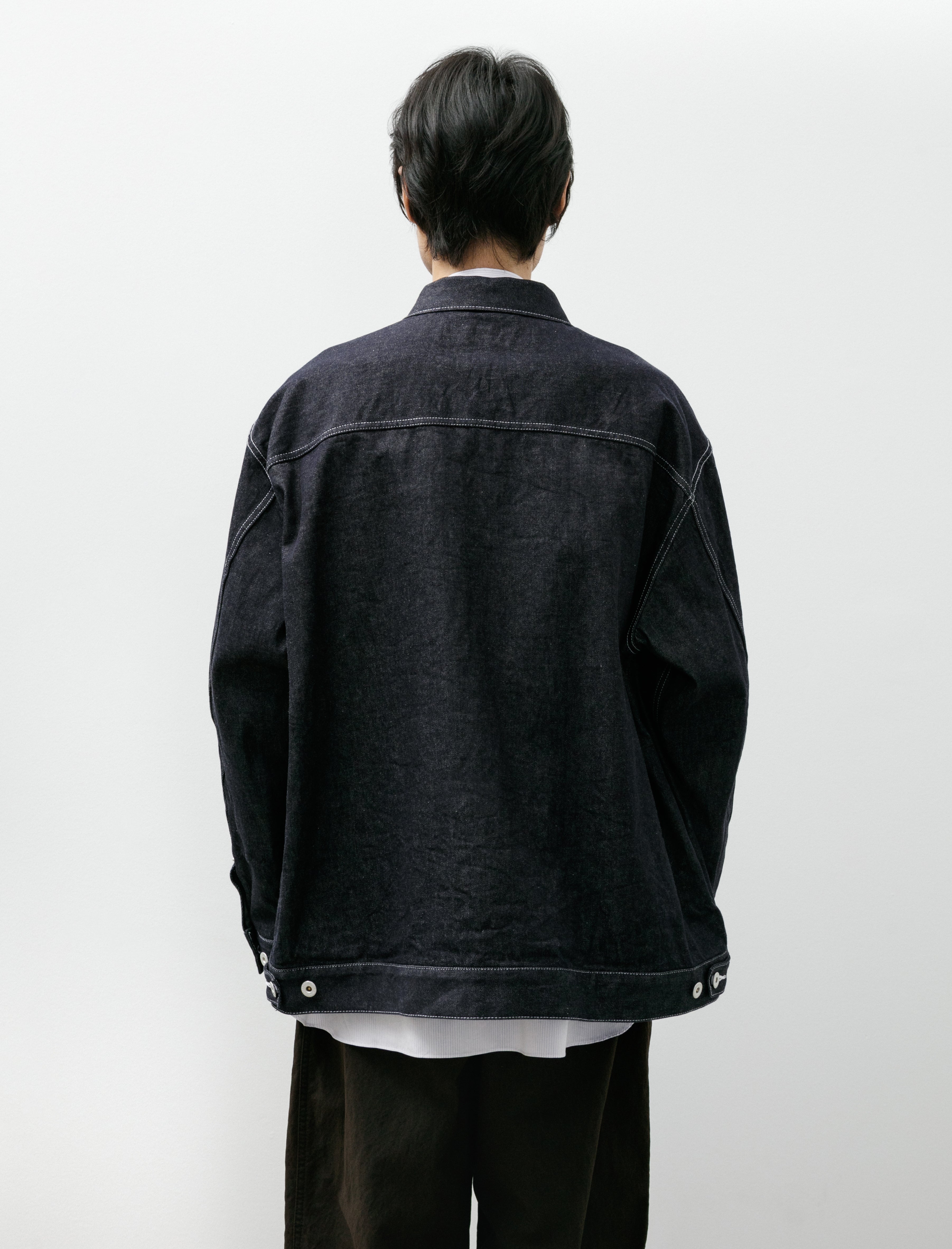 Comme des Garçons Homme Denim Patch Pocket Jacket Indigo