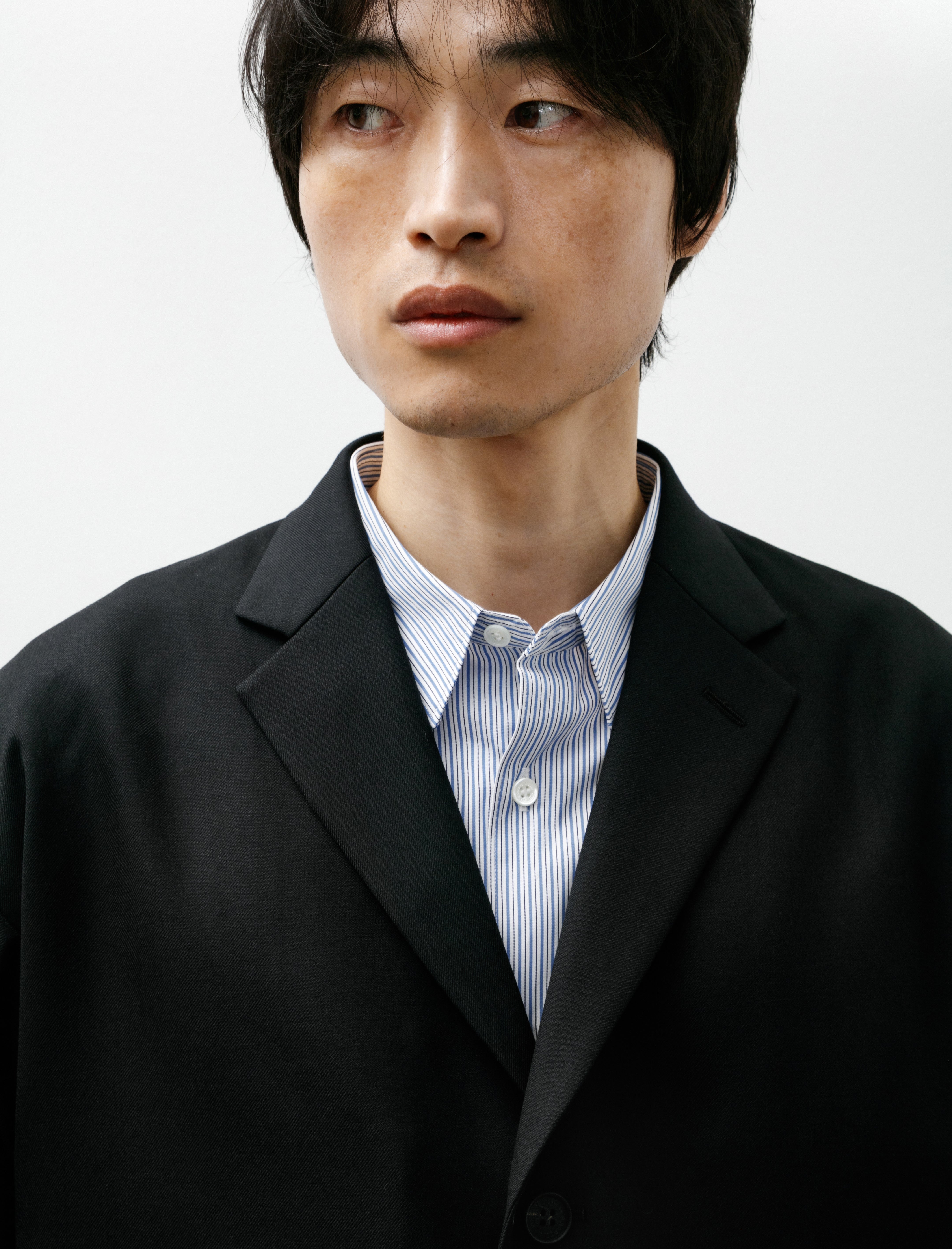 Comme des Garçons Homme Wool Patch Pocket Blazer Black