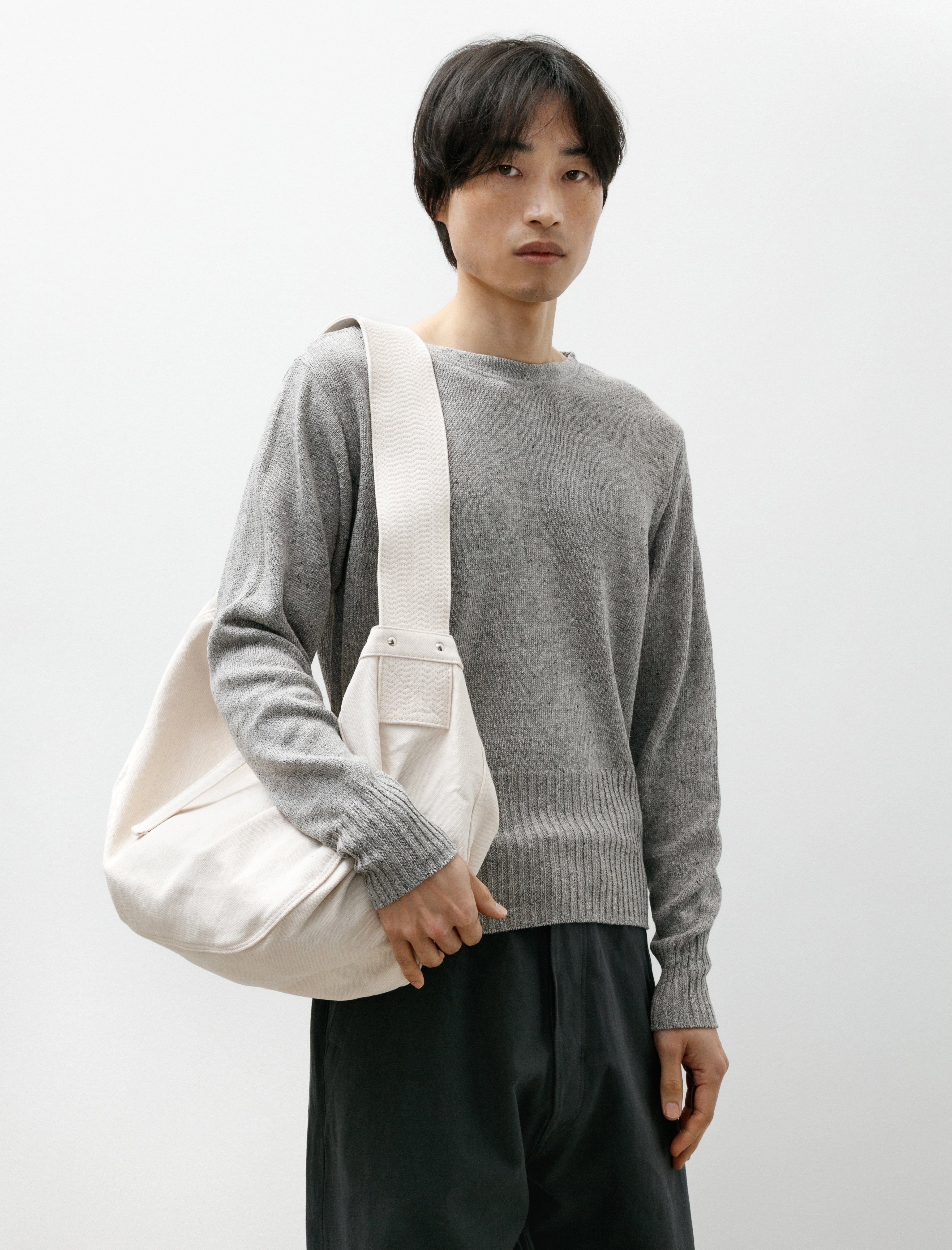 Taiga Takahashi Lot 004 Newsboy Bag Ivory