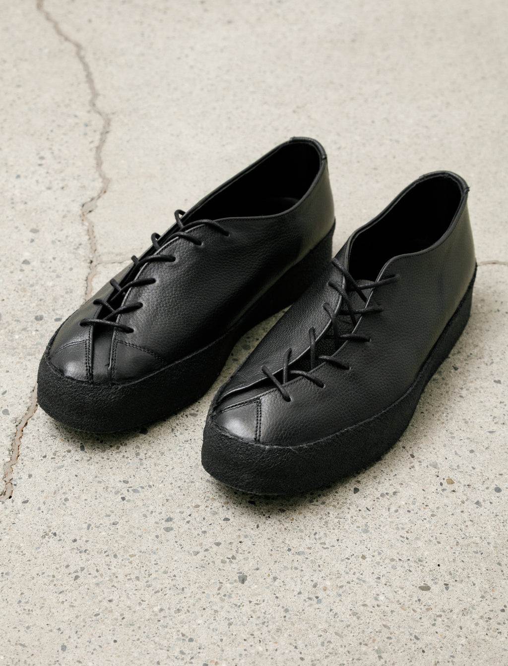 靴 scotch grain Ueno Panda Leather Shoes James Coward x Sanders Banana Shoe Black Grain Leather – Neighbour