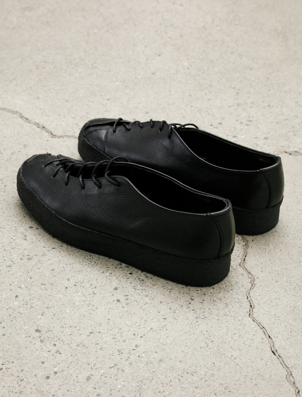 James Coward x Sanders Banana Shoe Black Grain Leather – Neighbour