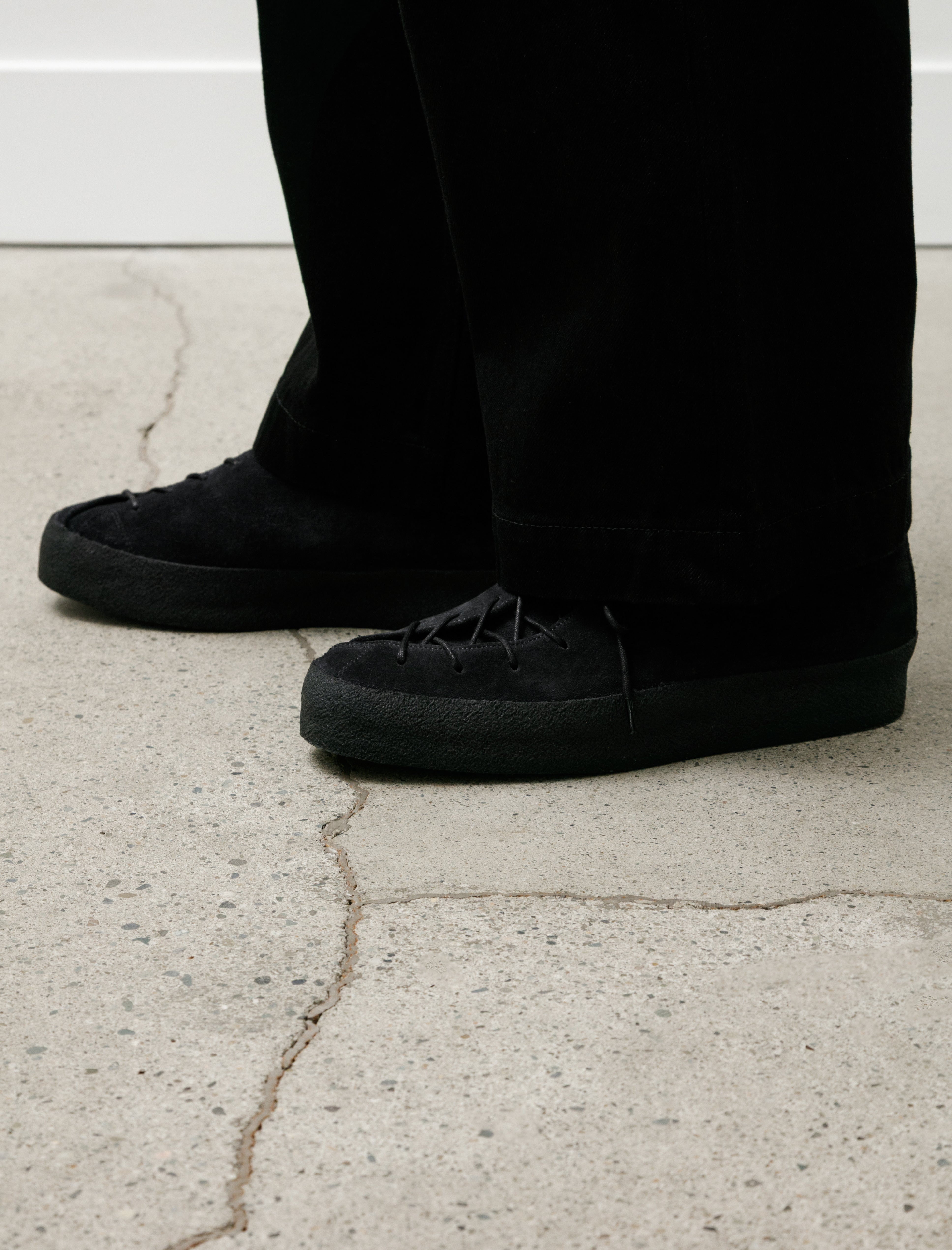 James Coward x Sanders Banana Shoe Anthracite Suede