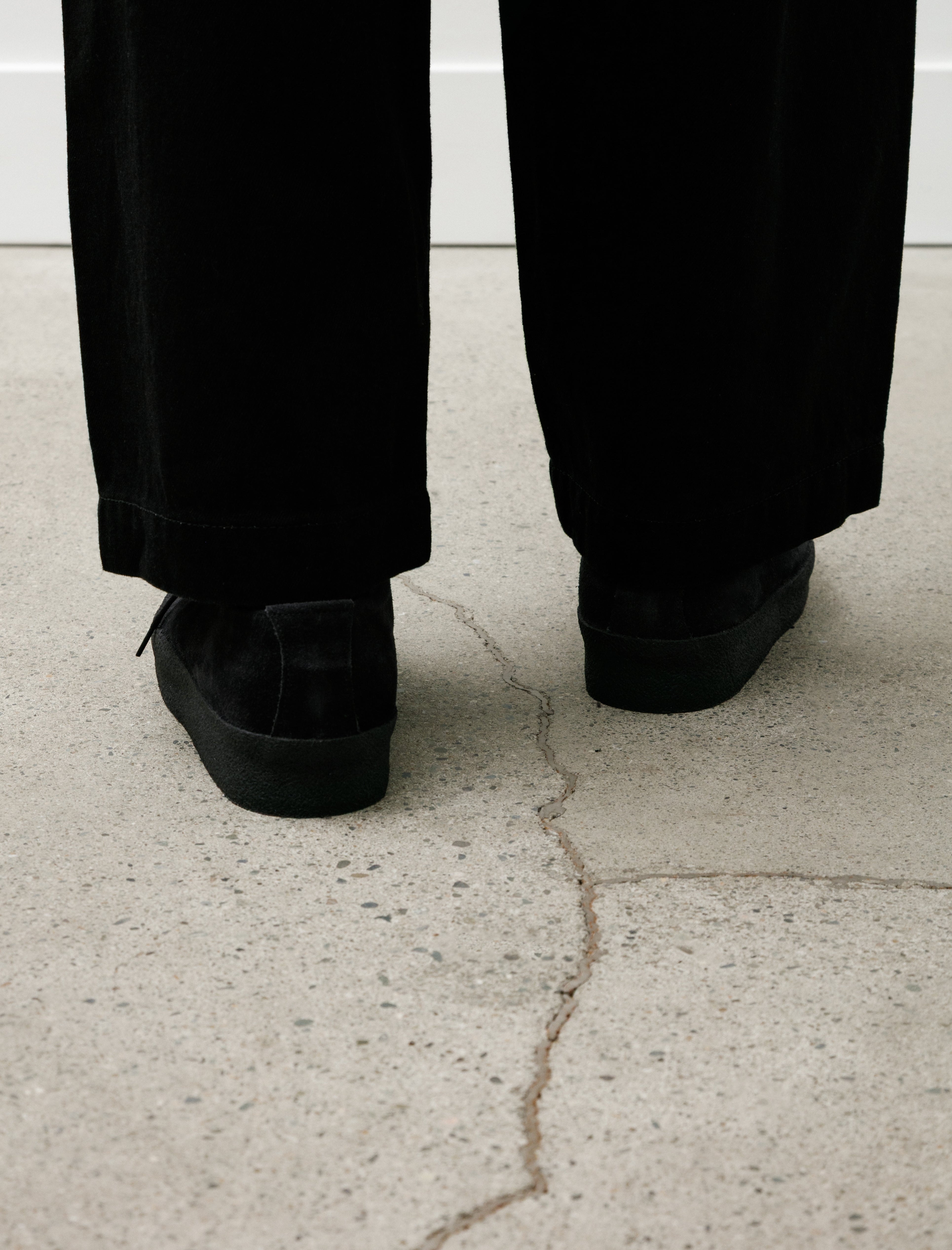 James Coward x Sanders Banana Shoe Anthracite Suede