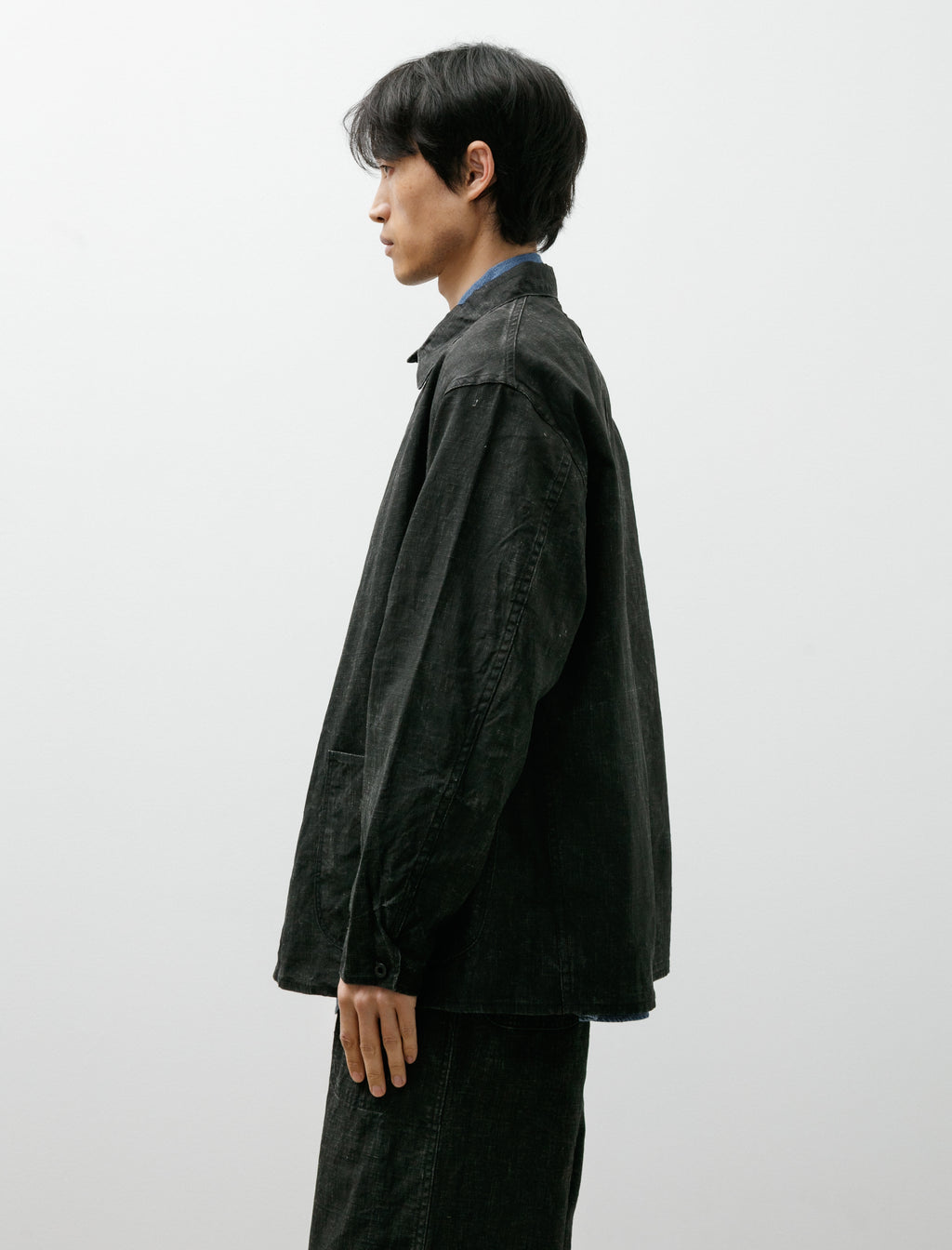 OrSlow WWII 40'S Sumi Coated Linen Coverall Black – Neighbour