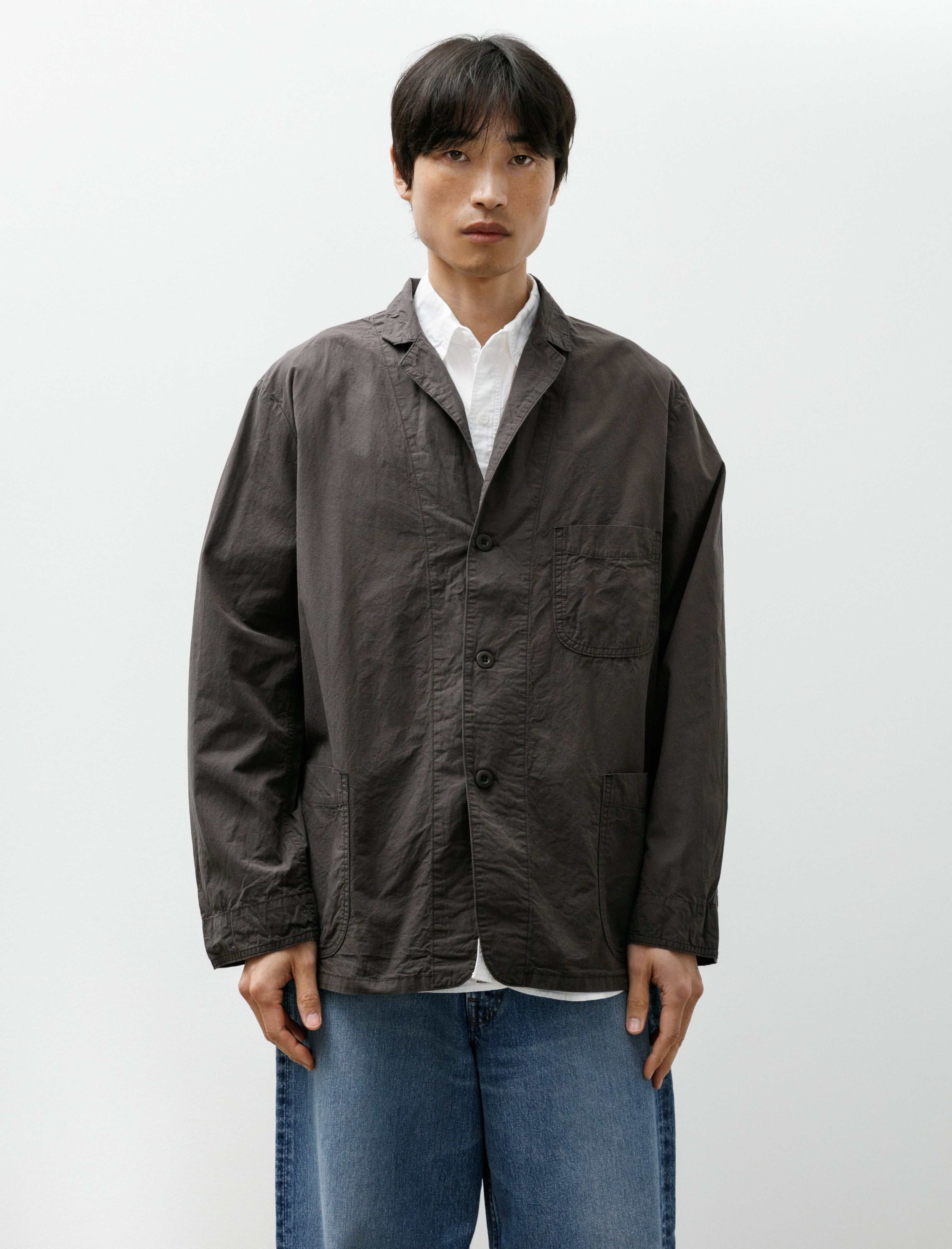 OrSlow Simple Light Jacket Charcoal Grey