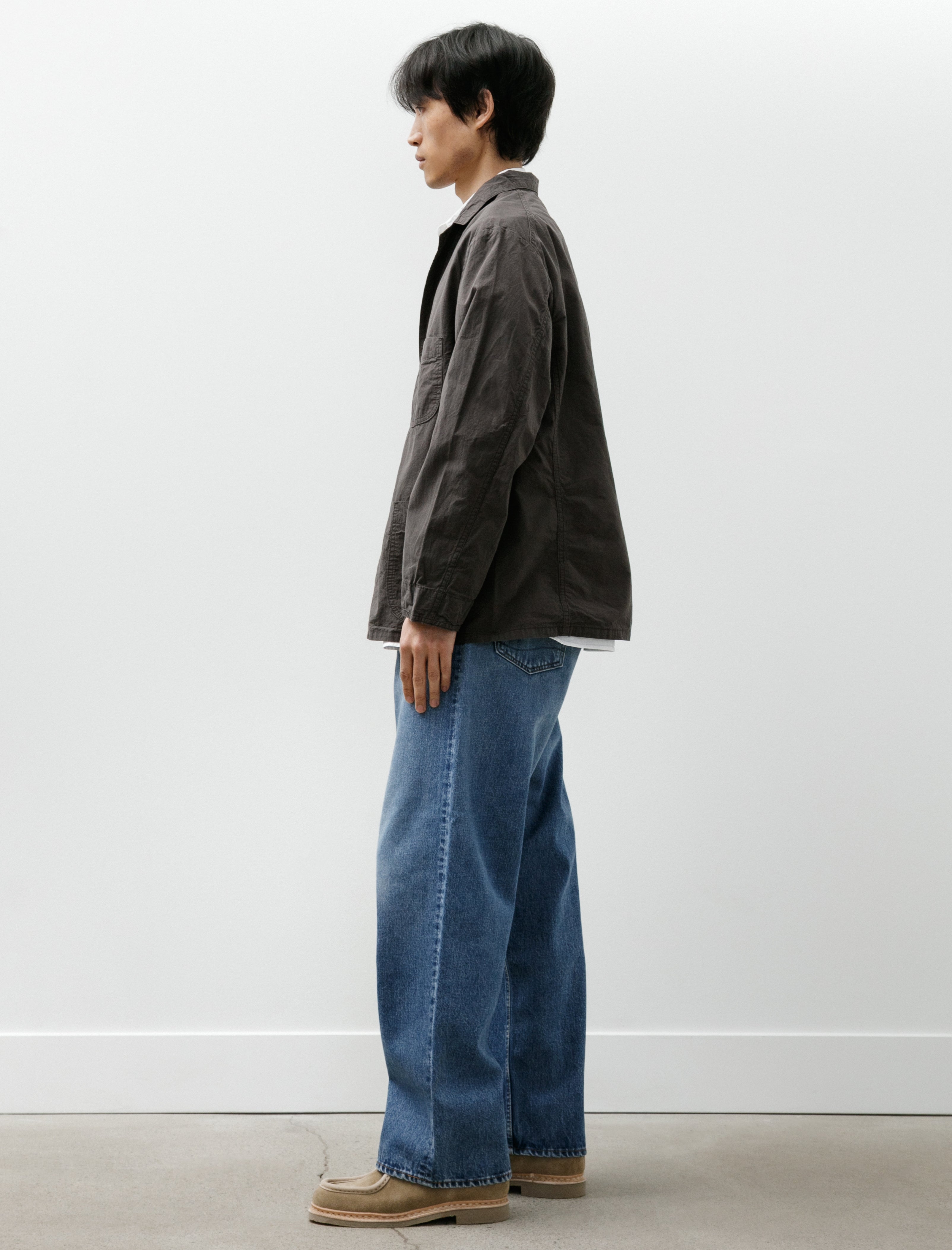 OrSlow Simple Light Jacket Charcoal Grey