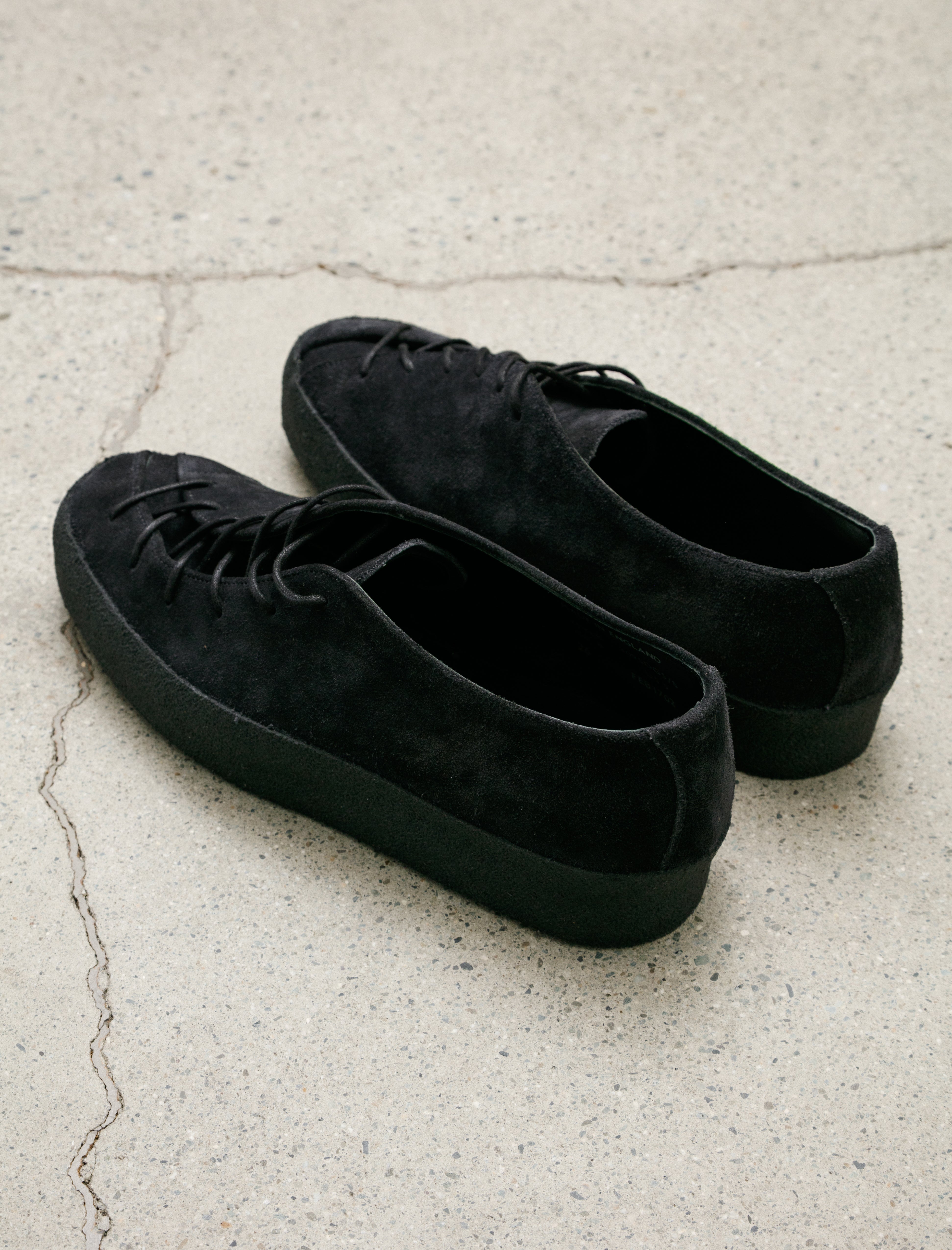 James Coward x Sanders Banana Shoe Anthracite Suede