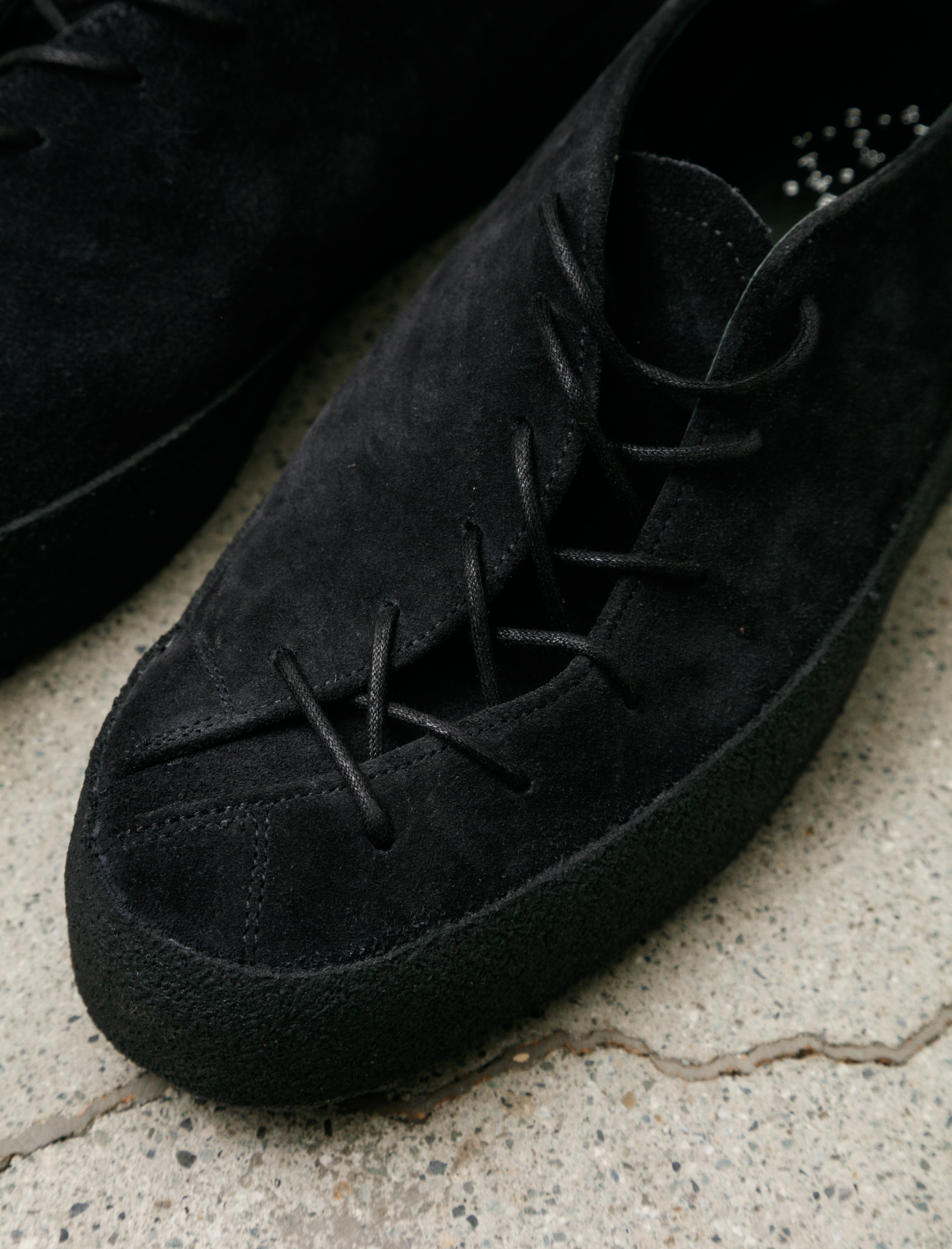 James Coward x Sanders Banana Shoe Anthracite Suede