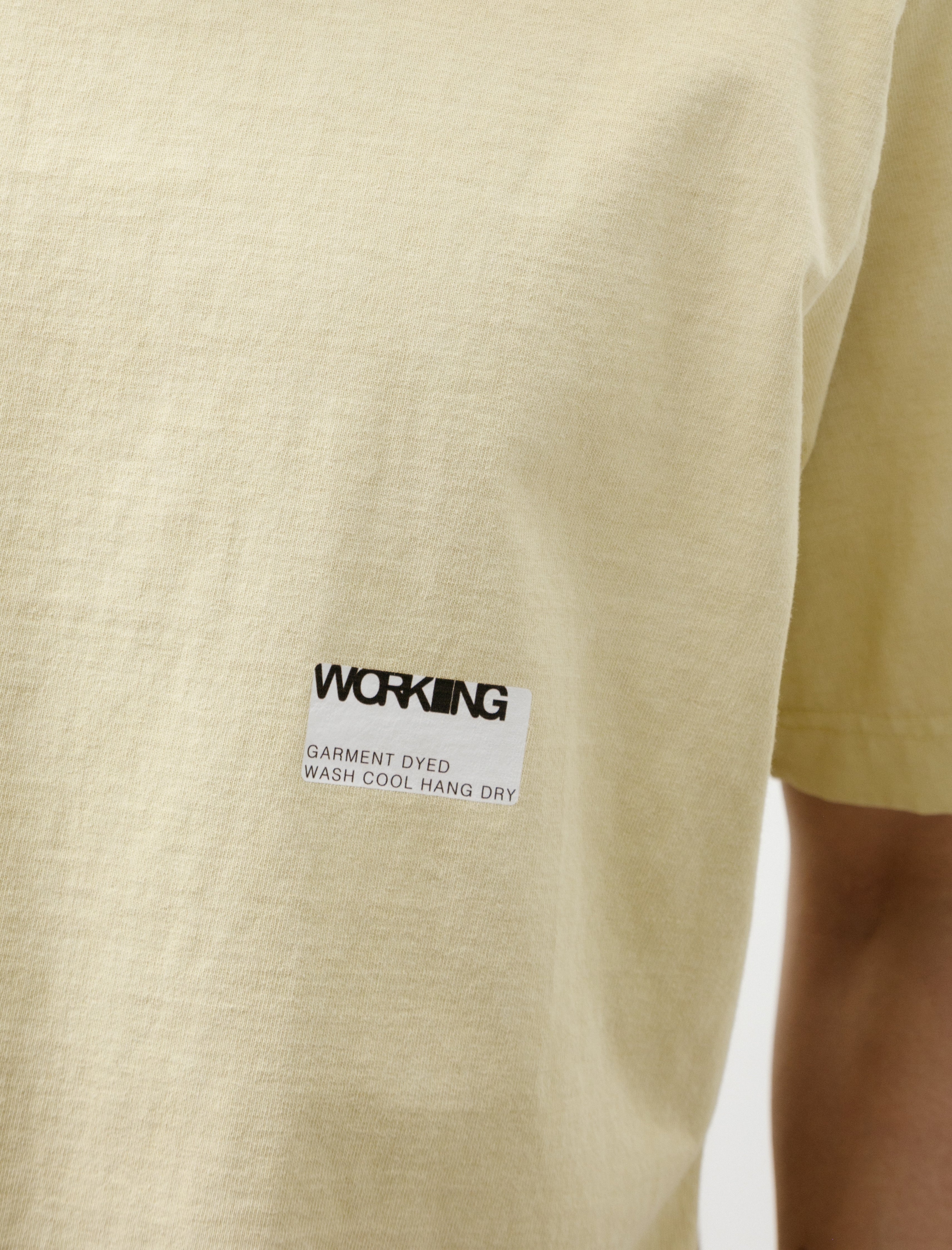 Working Short Sleeve Sticker T Organic Cotton Jersey Yeast