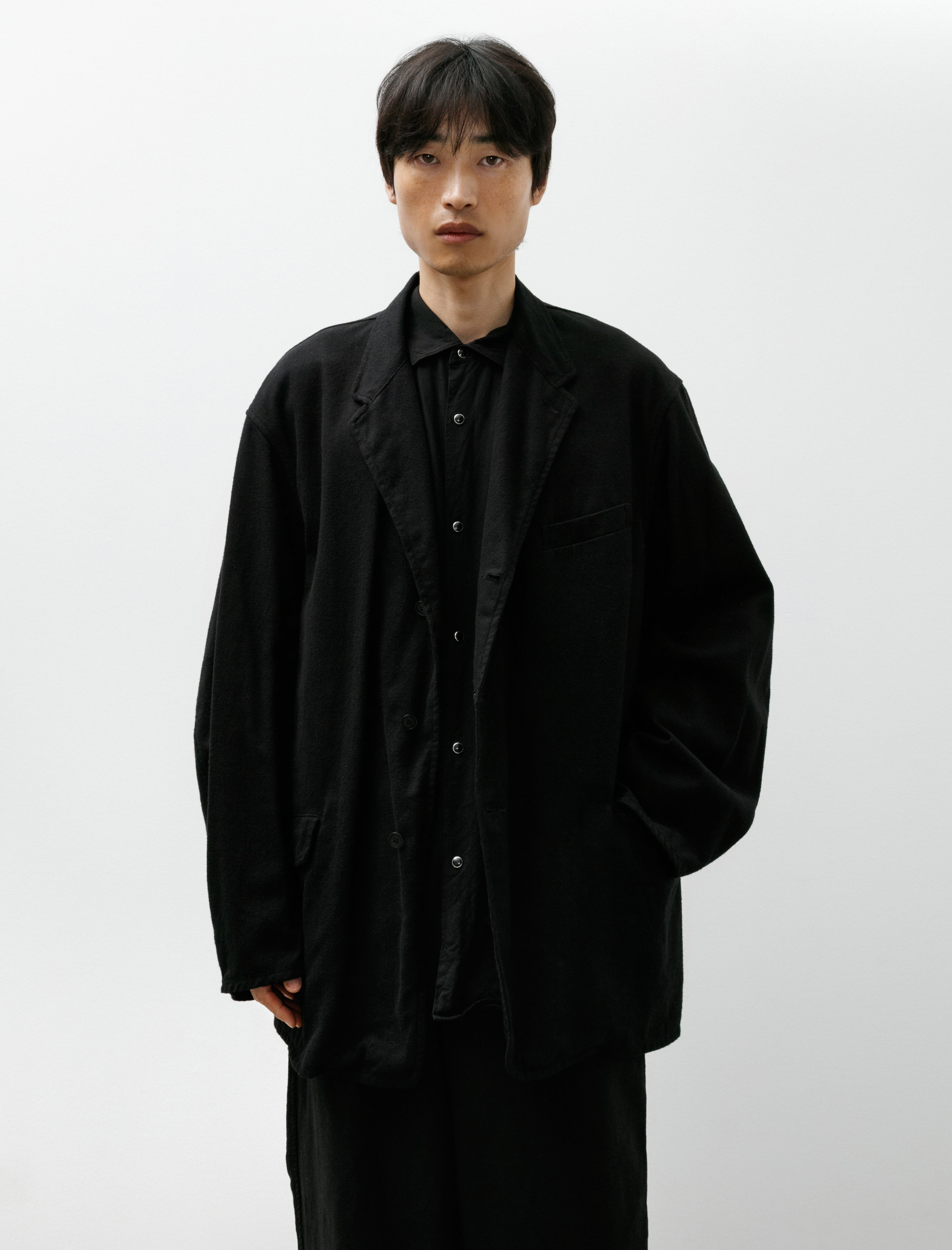 Comoli Black Drill Jacket