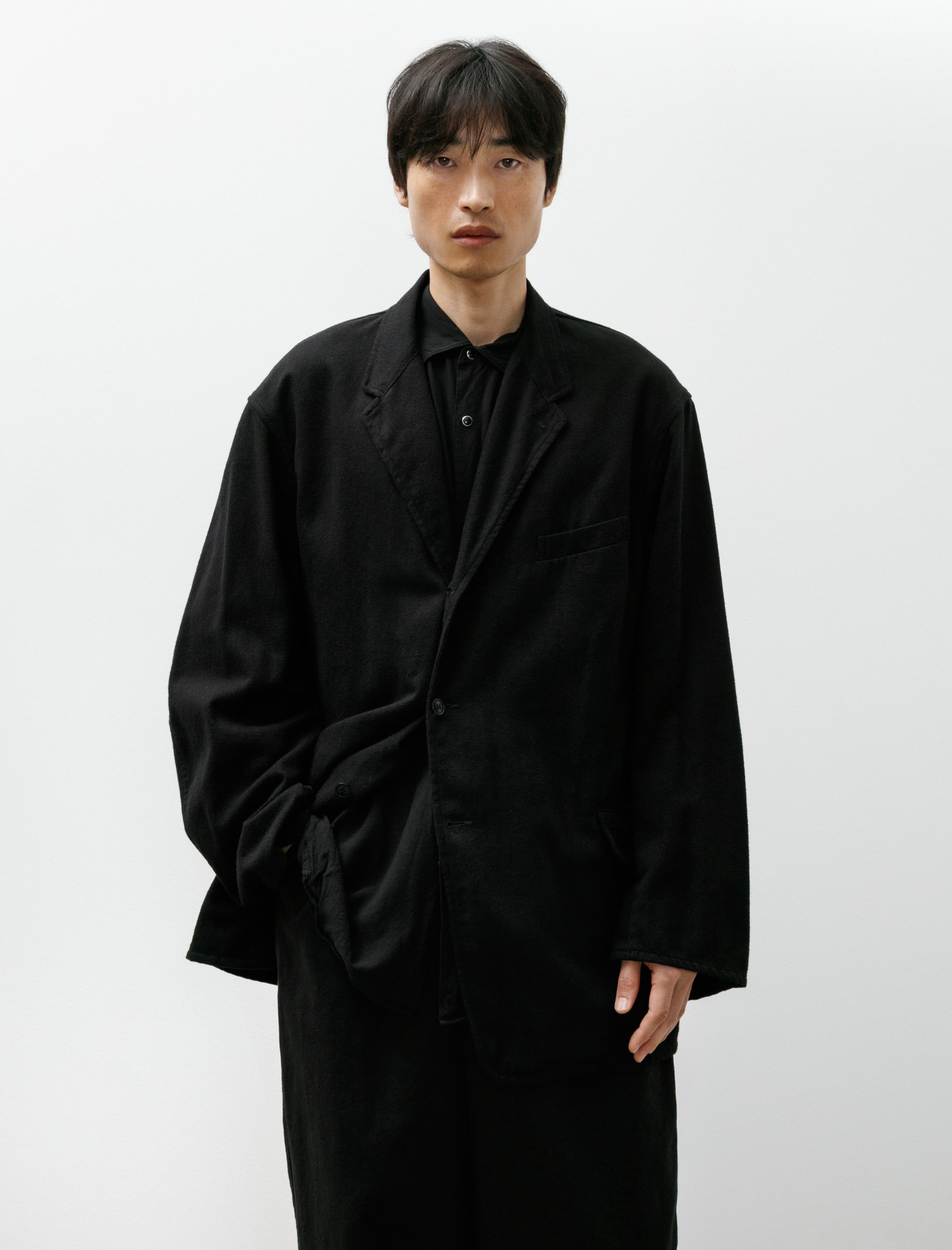 Comoli Black Drill Jacket