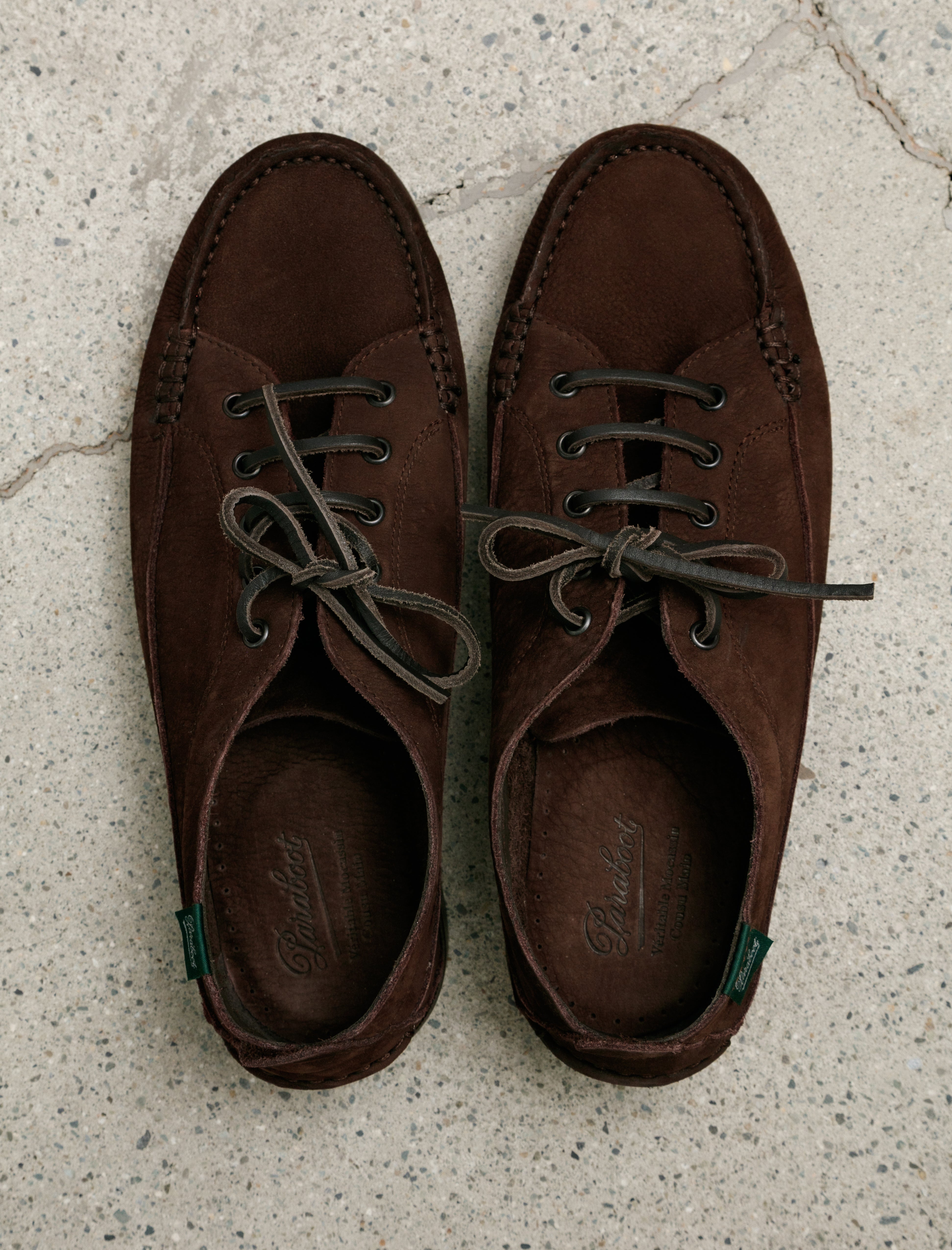 Paraboot Malibu Marine Taurillon Nub Chocolat