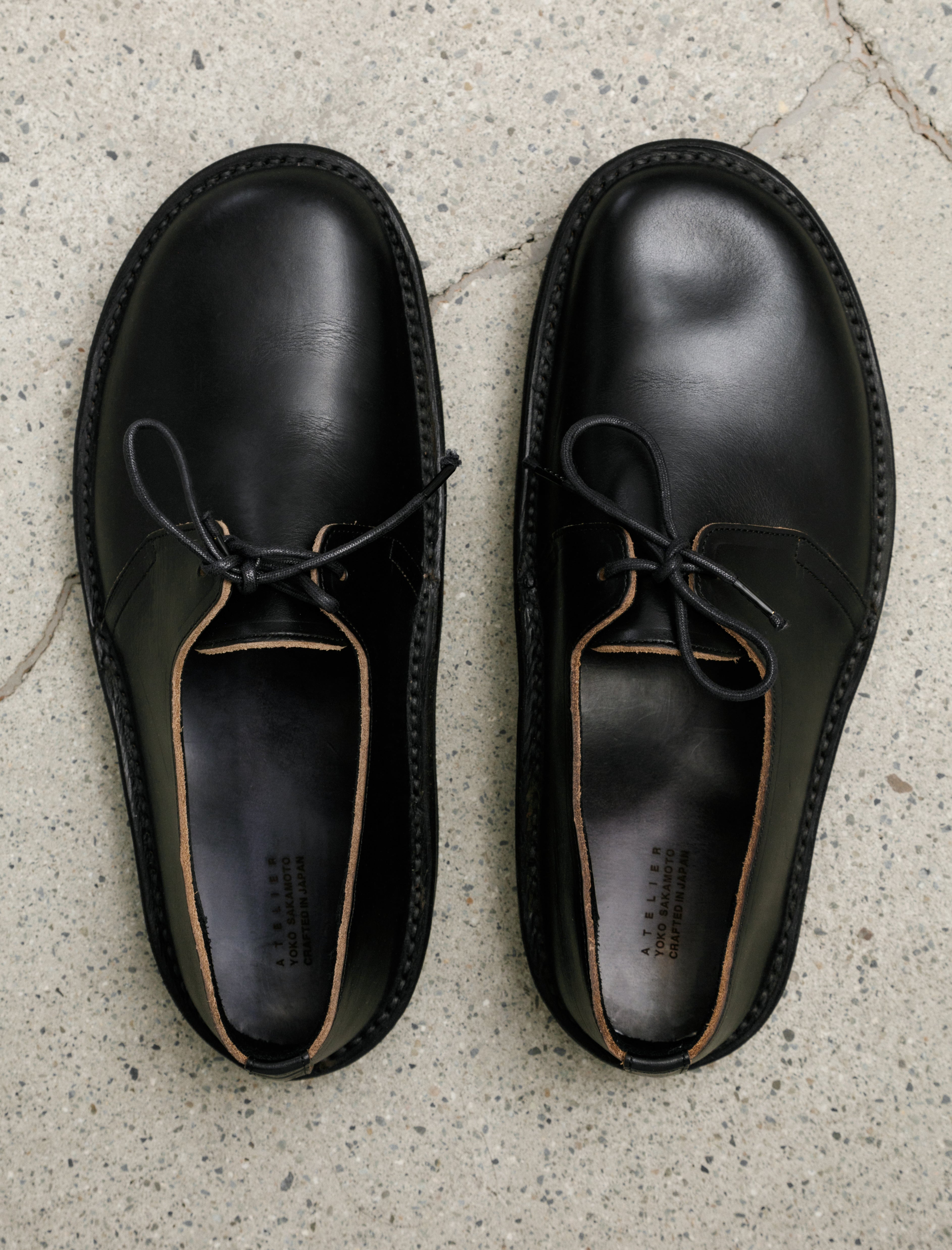 Yoko Sakamoto Military Shoes Black