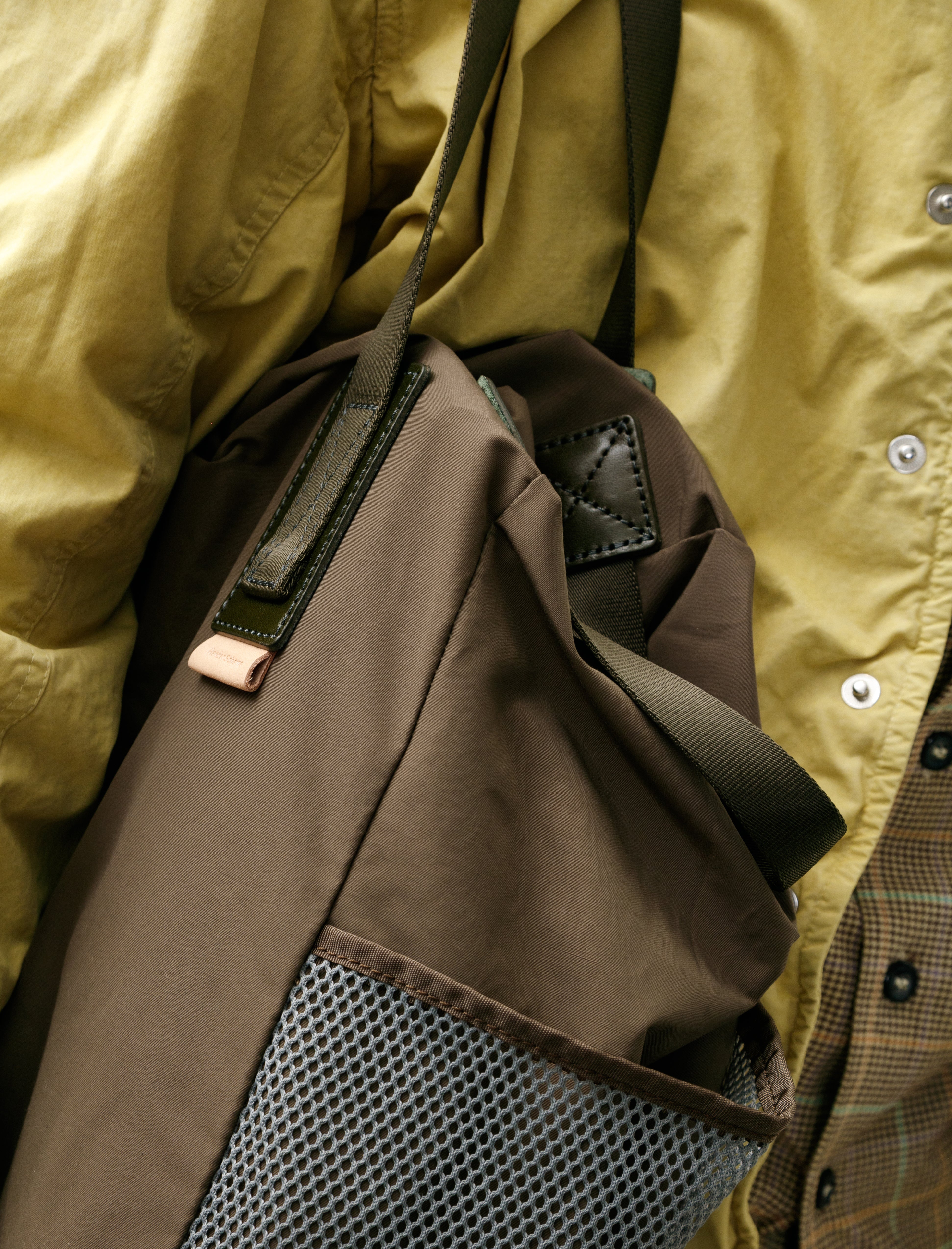 Hender Scheme Functional Tote Bag Khaki Olive