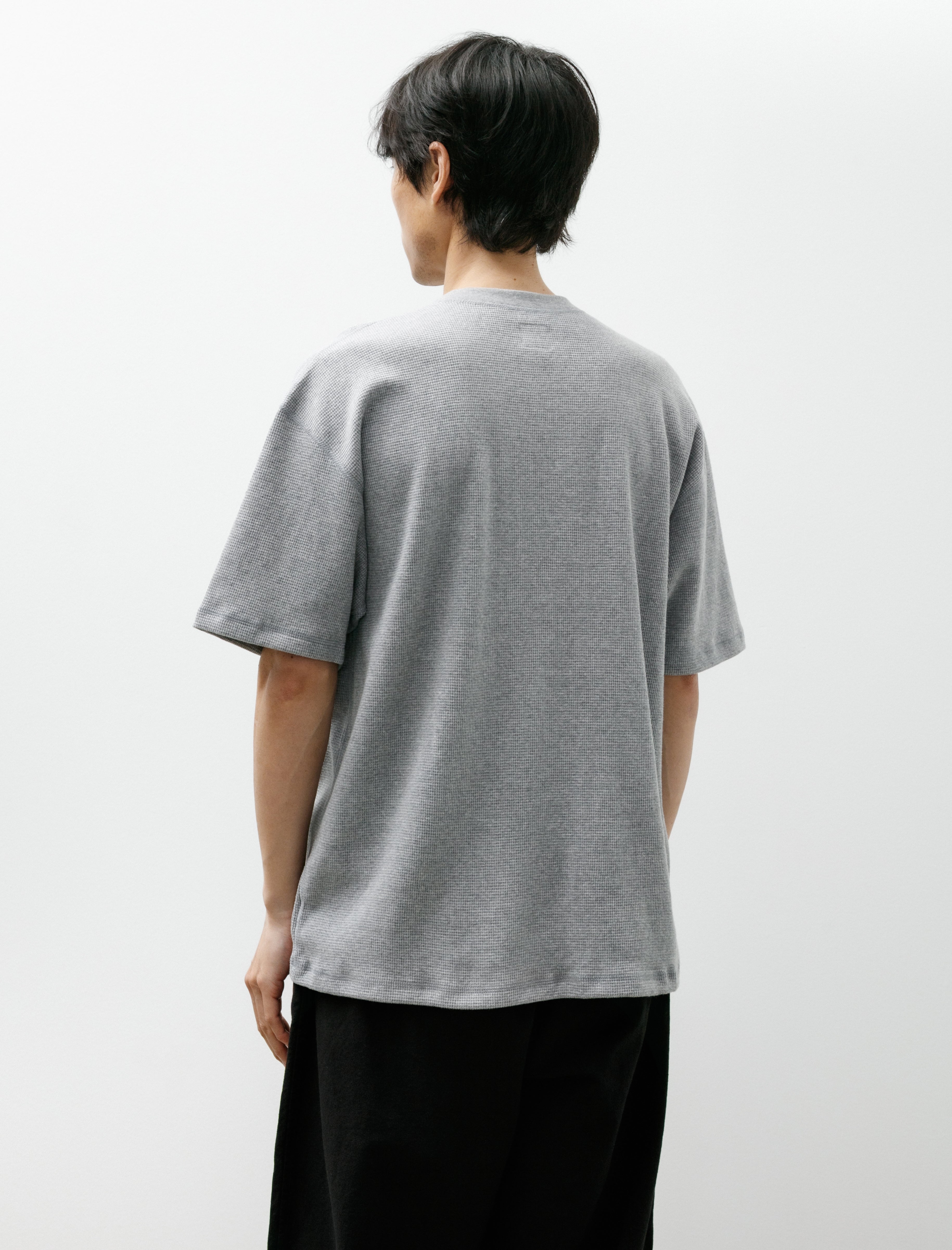OrSlow Waffle T-Shirt Heather Grey