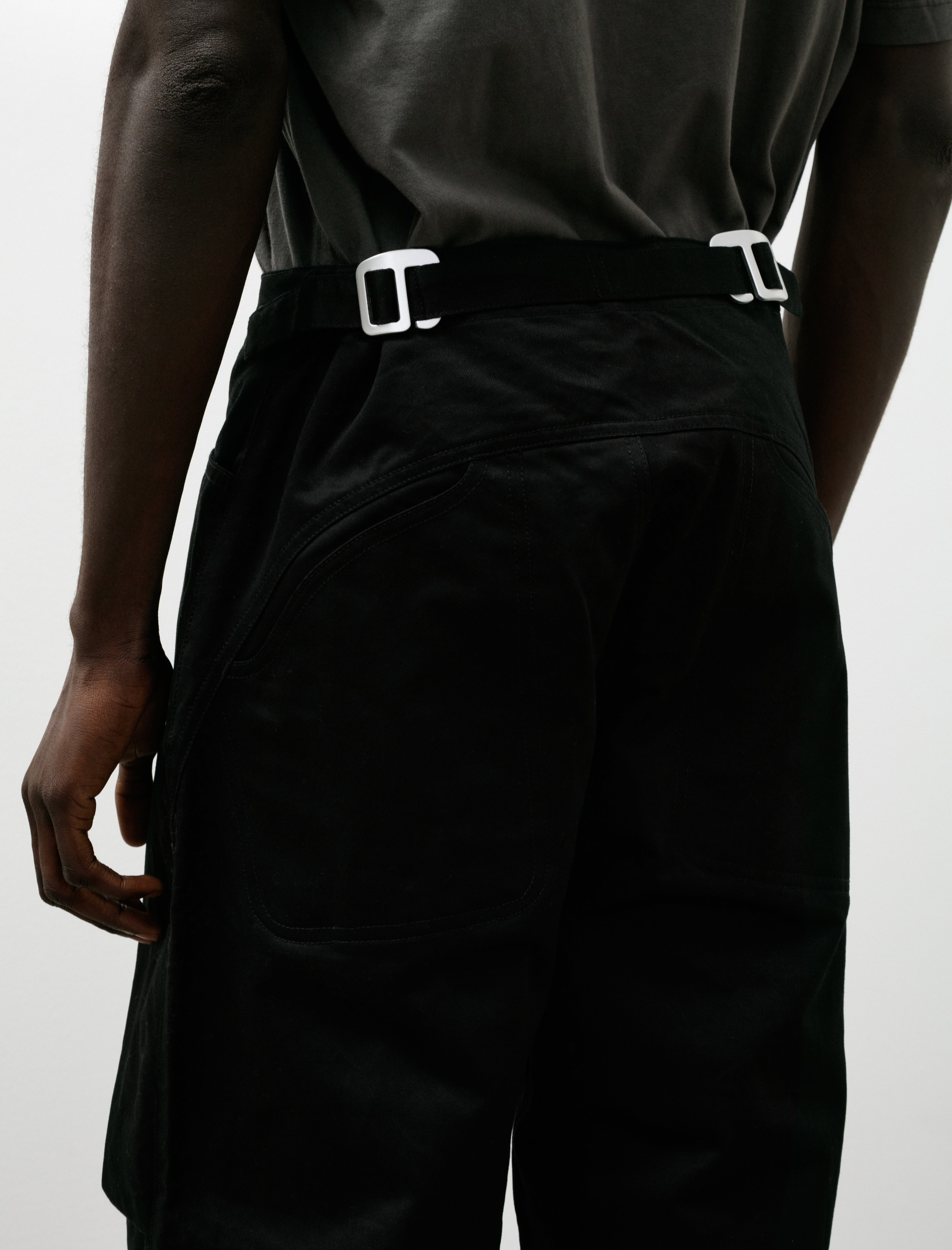 Colin Meredith Loop Claw Trouser Twill Black