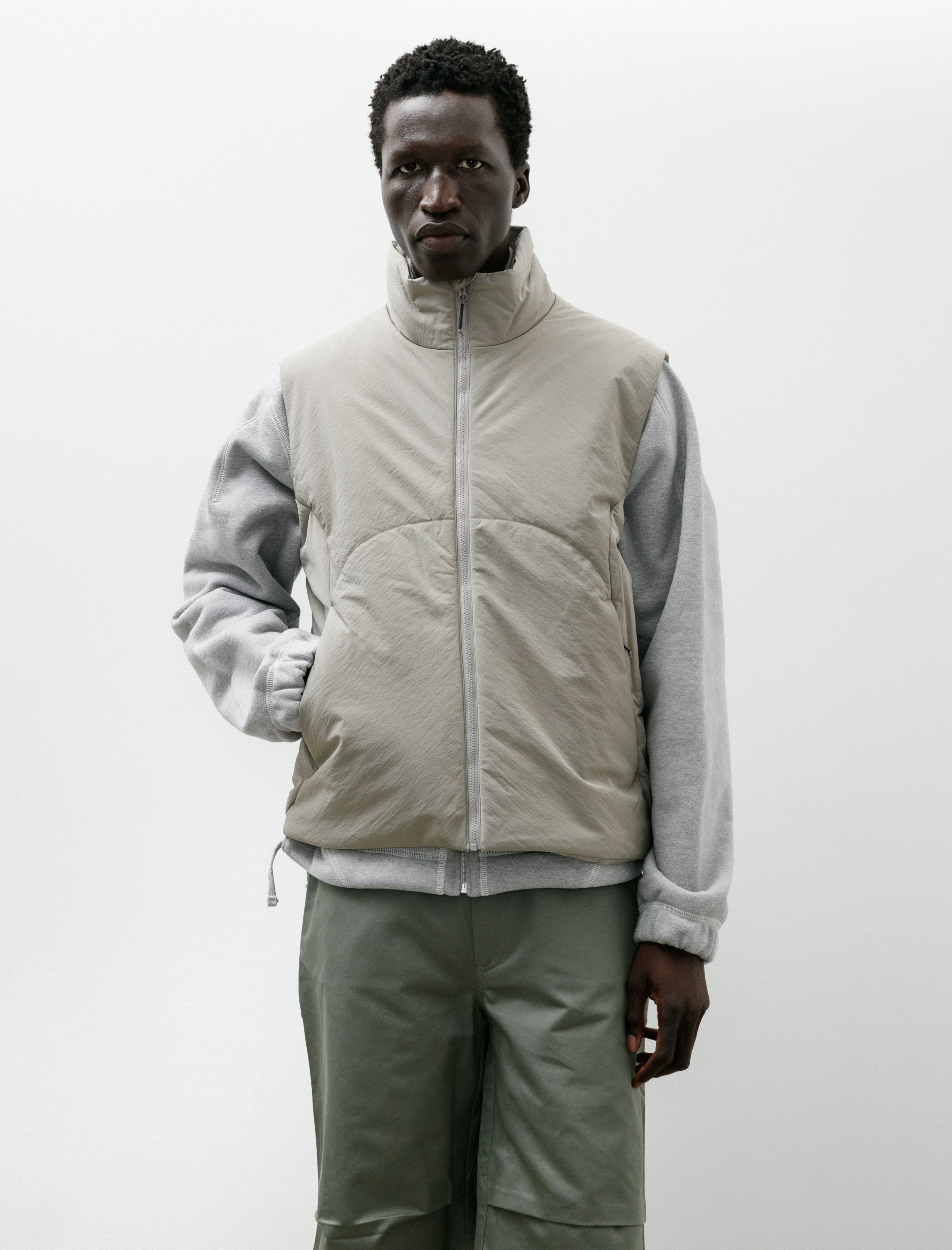 Colin Meredith Stirrup Insulated Gilet Almond Shell