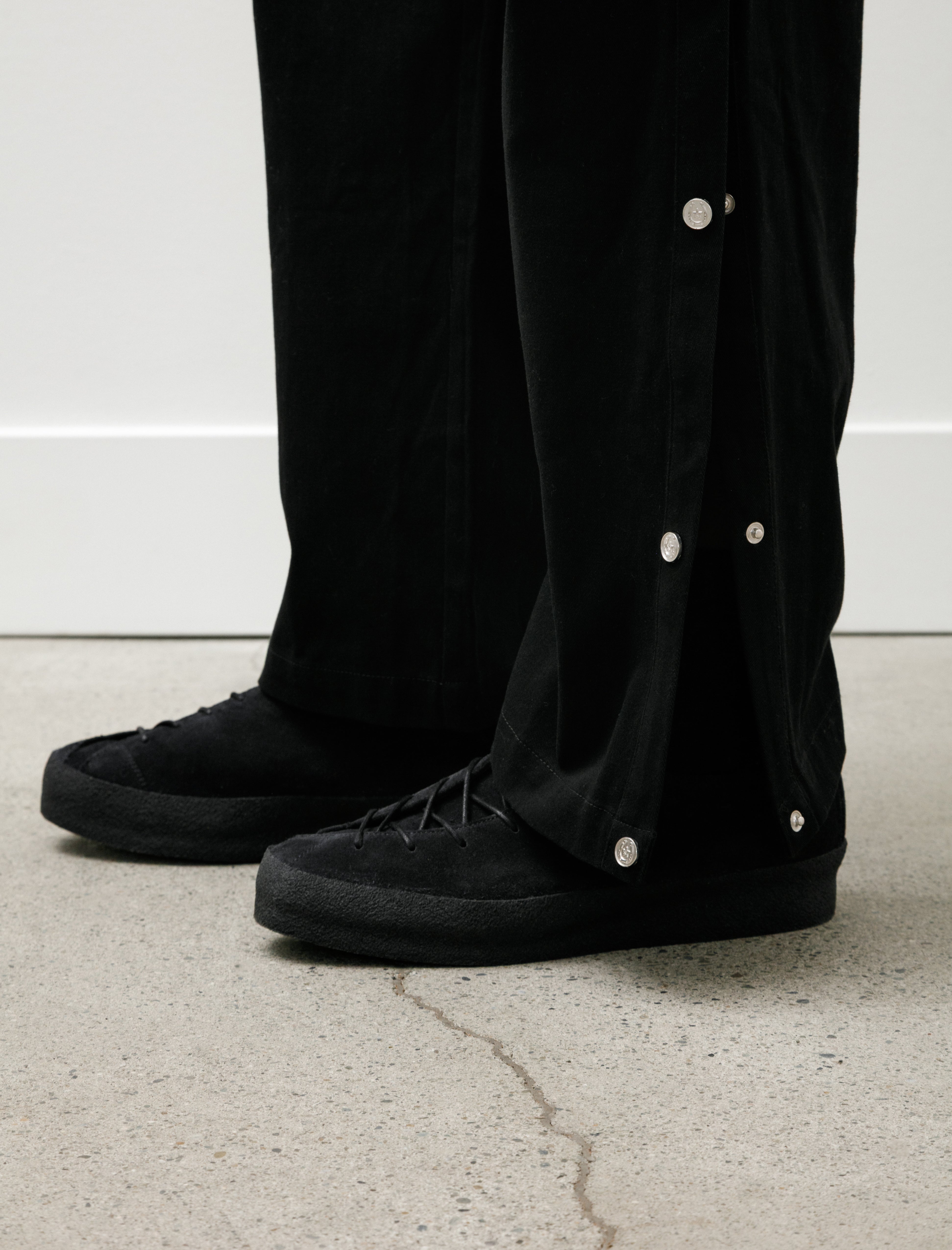 Bode Twill Tear Away Track Pants Black