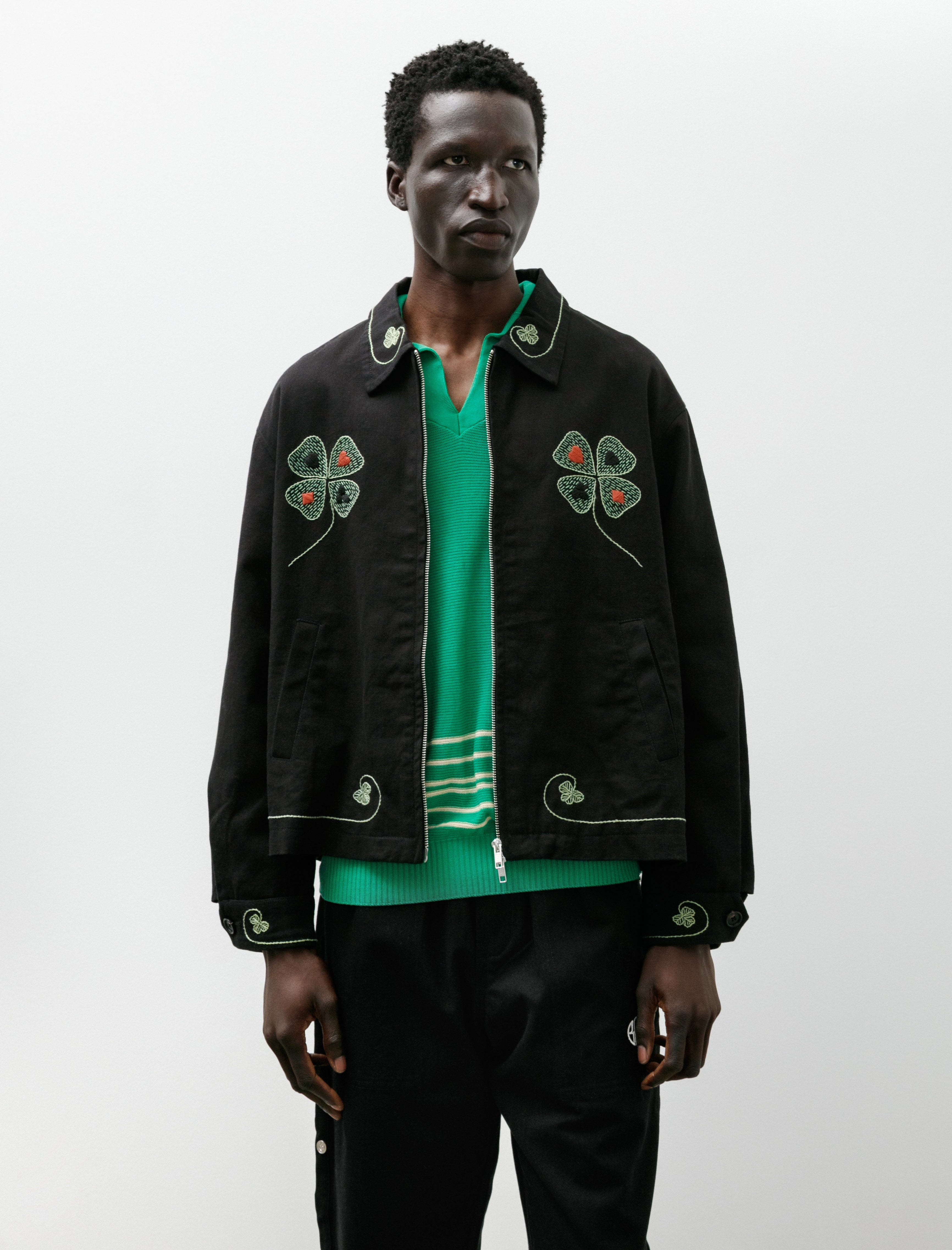 Bode Lucky Draw Jacket Black