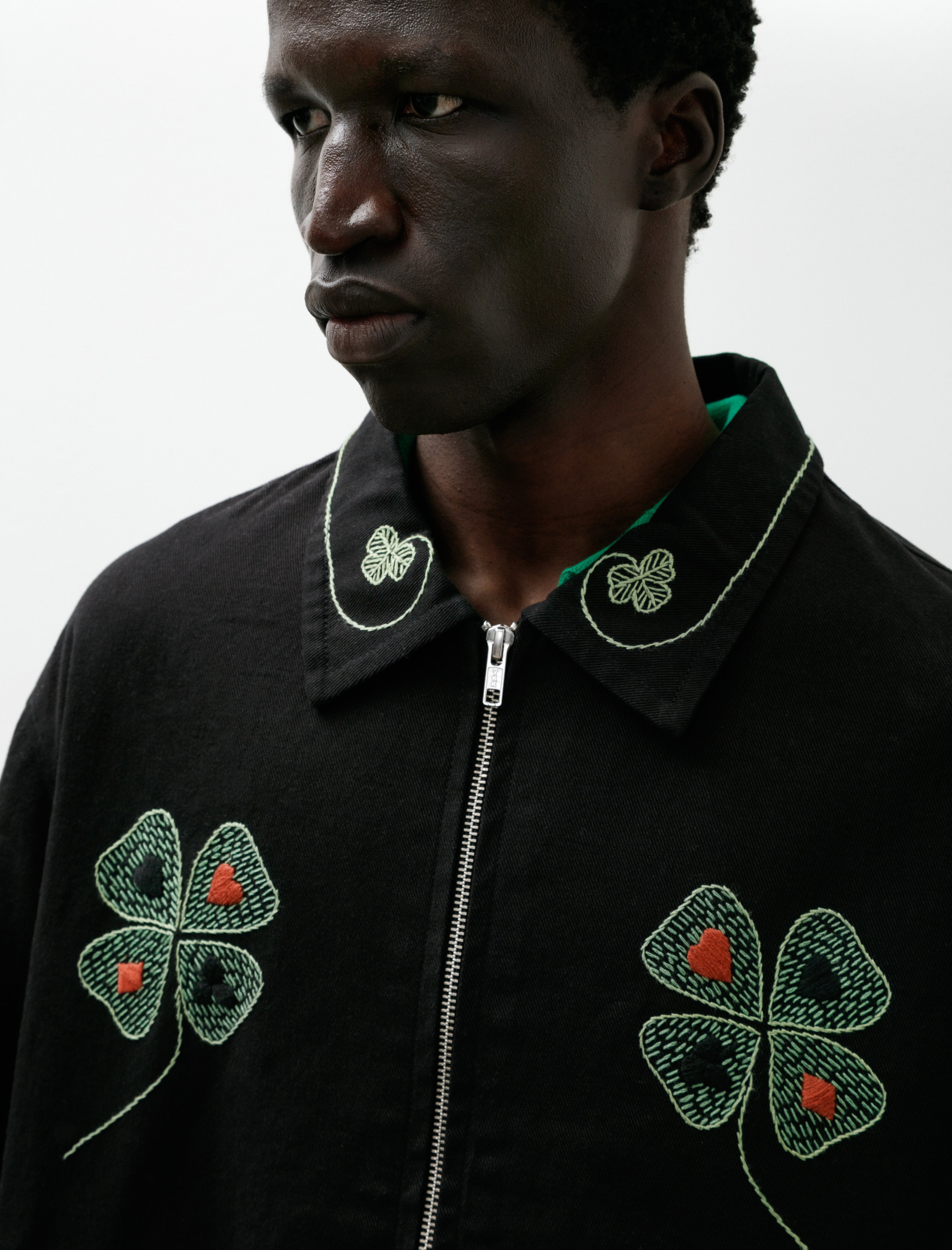 Bode Lucky Draw Jacket Black