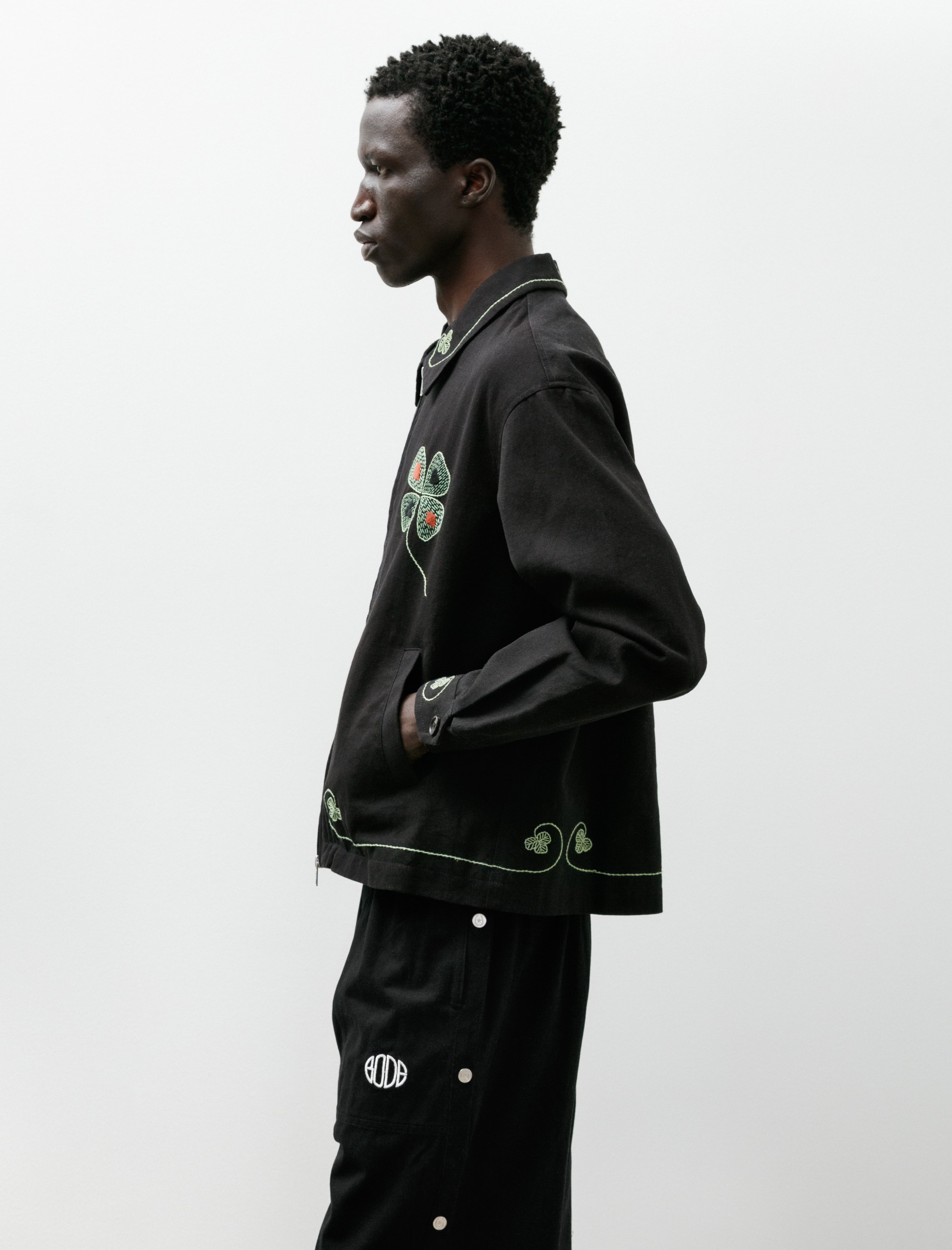 Bode Lucky Draw Jacket Black