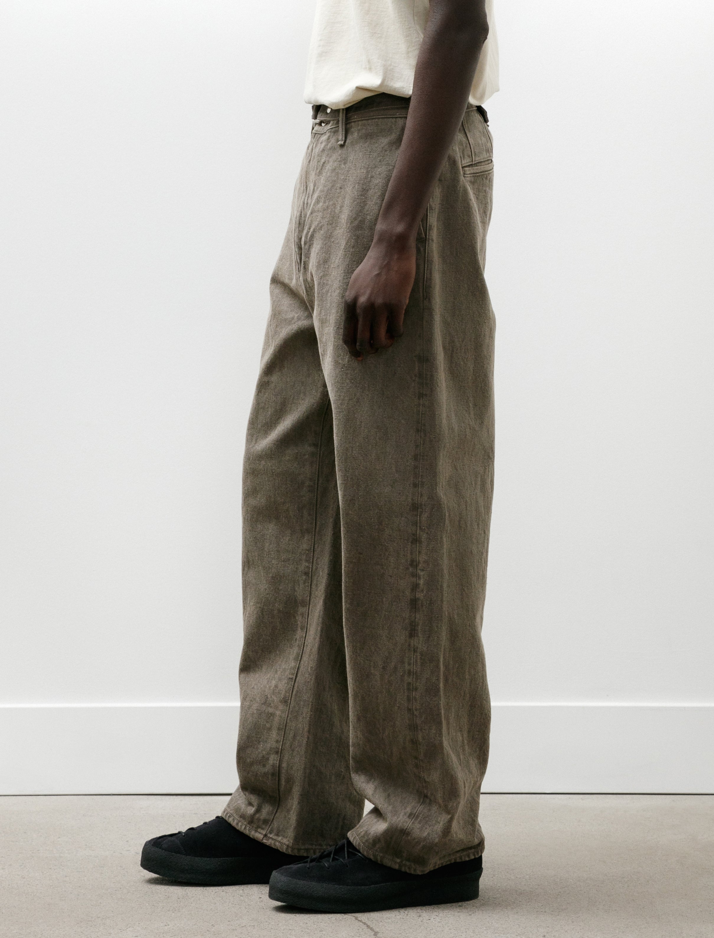 Yoko Sakamoto Belted Trousers Mugwort