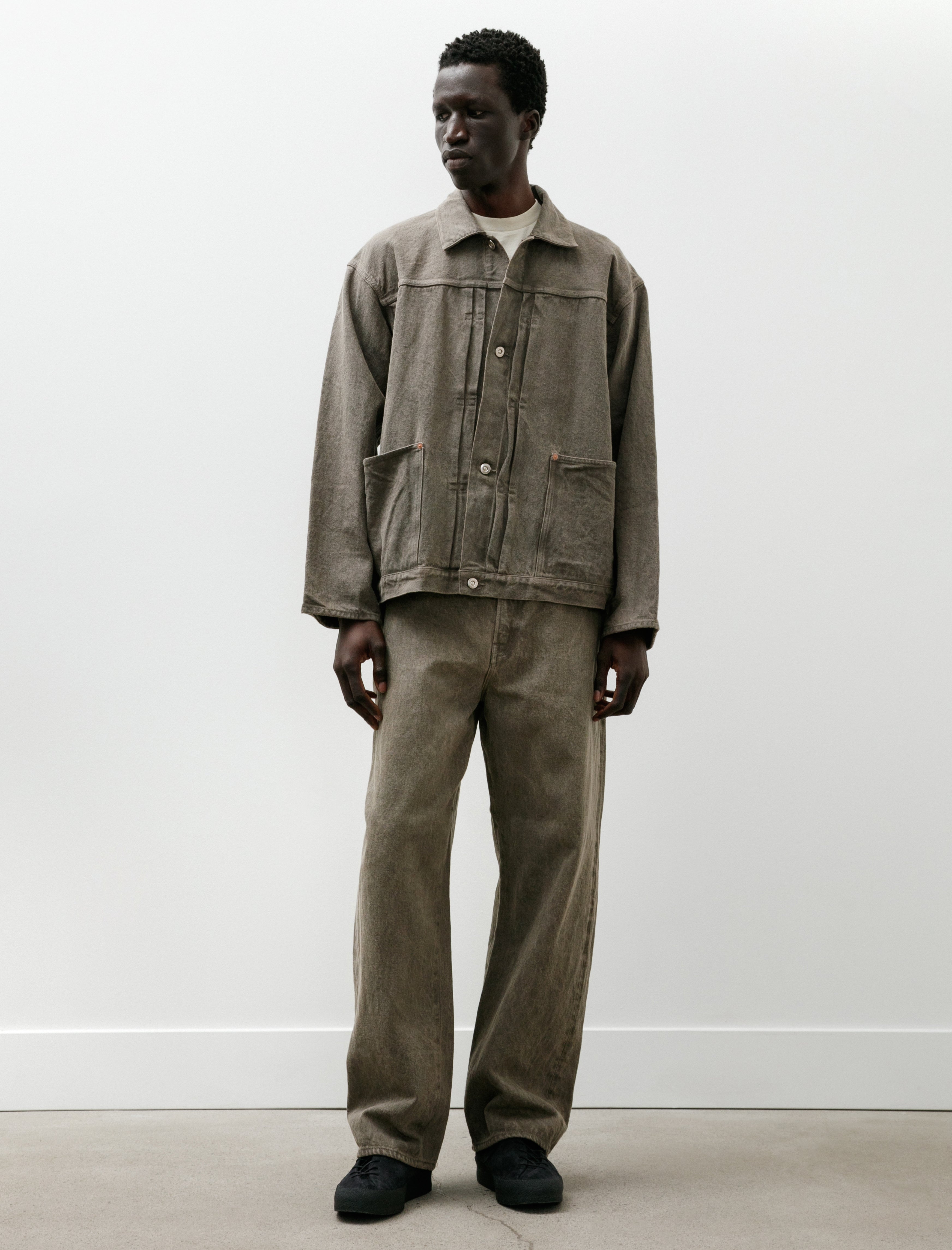 Yoko Sakamoto Belted Trousers Mugwort