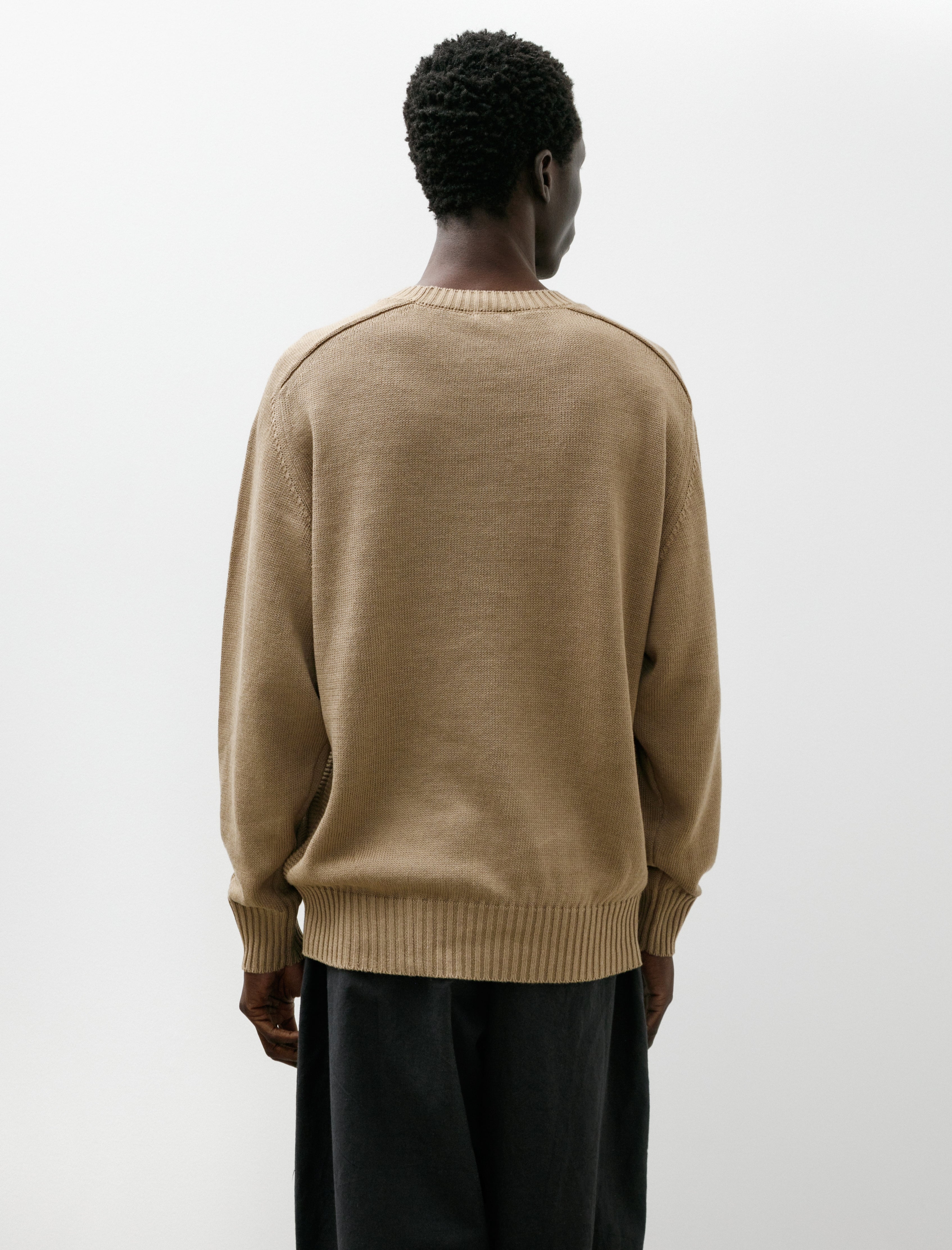 Phigvel C/L Crewneck Knit Sand Beige