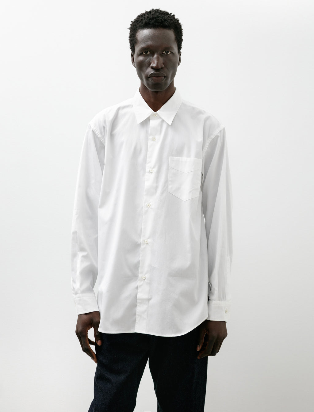 トップス PHIGVEL REGULAR COLLAR DRESS SHIRT size3 Phigvel Regular Collar Dress Shirt Off White – Neighbour
