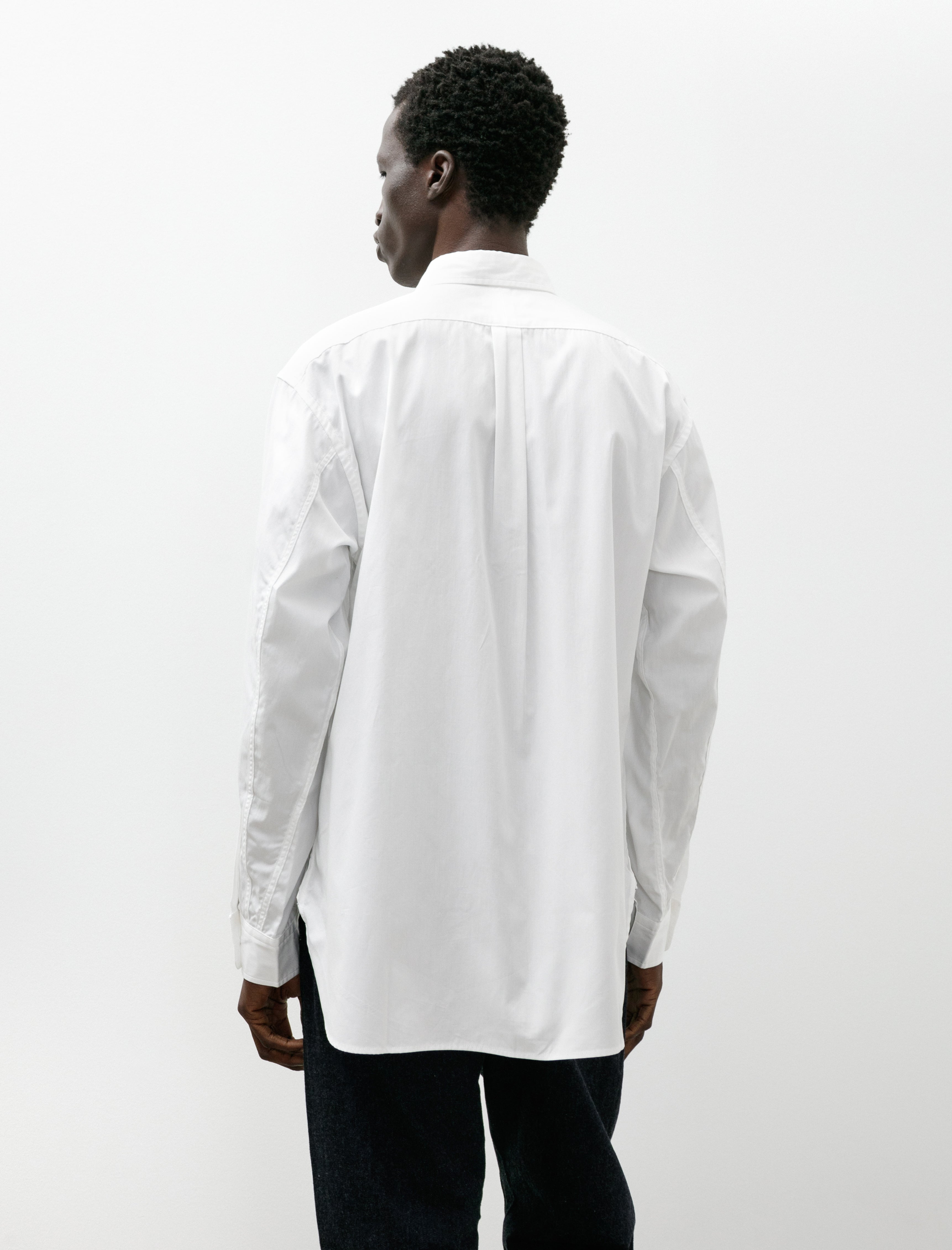 Phigvel Regular Collar Dress Shirt Off White