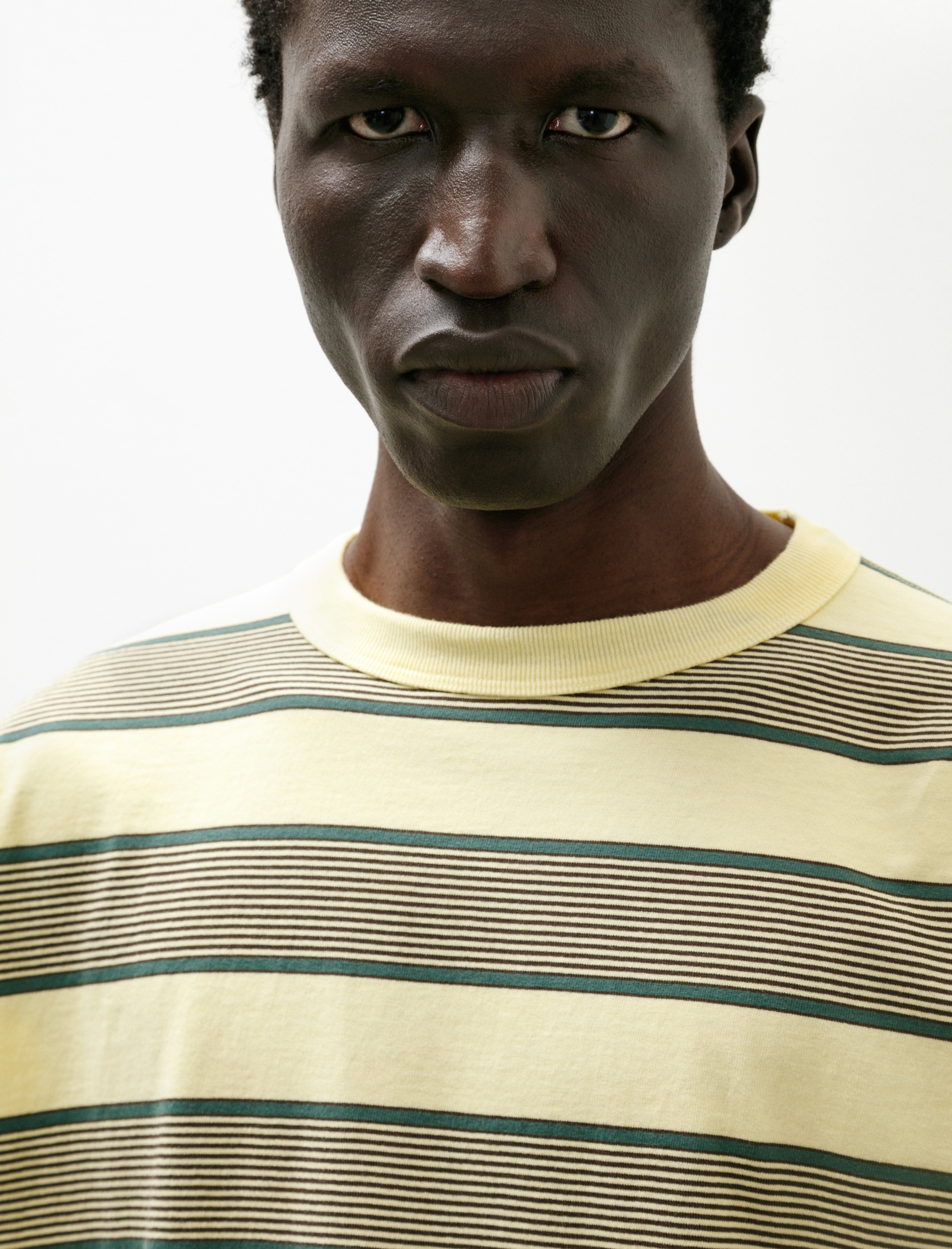 Phigvel Border LS Top P. Yellow x Viridian