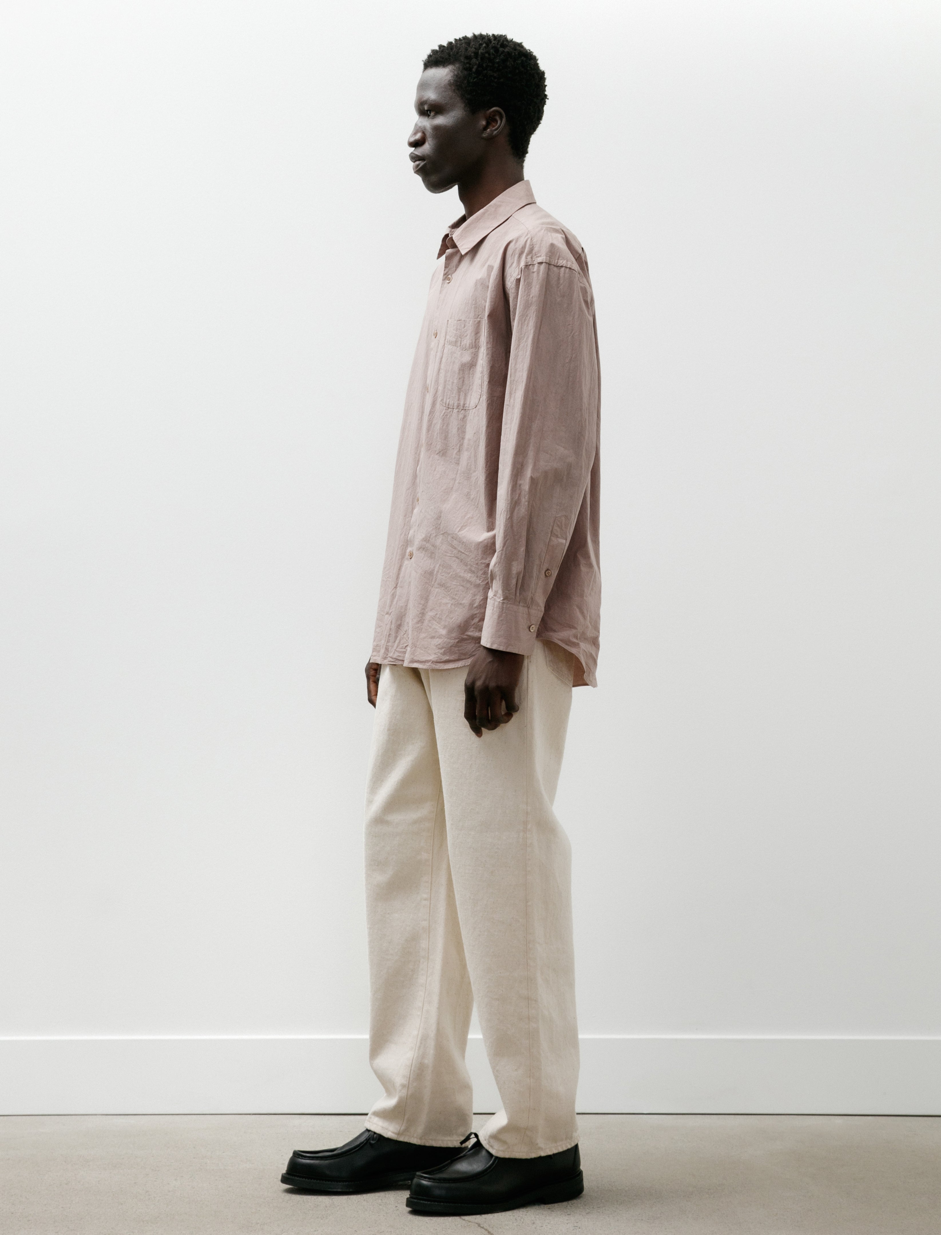 Yoko Sakamoto 5 Pocket Easy Pants Ecru