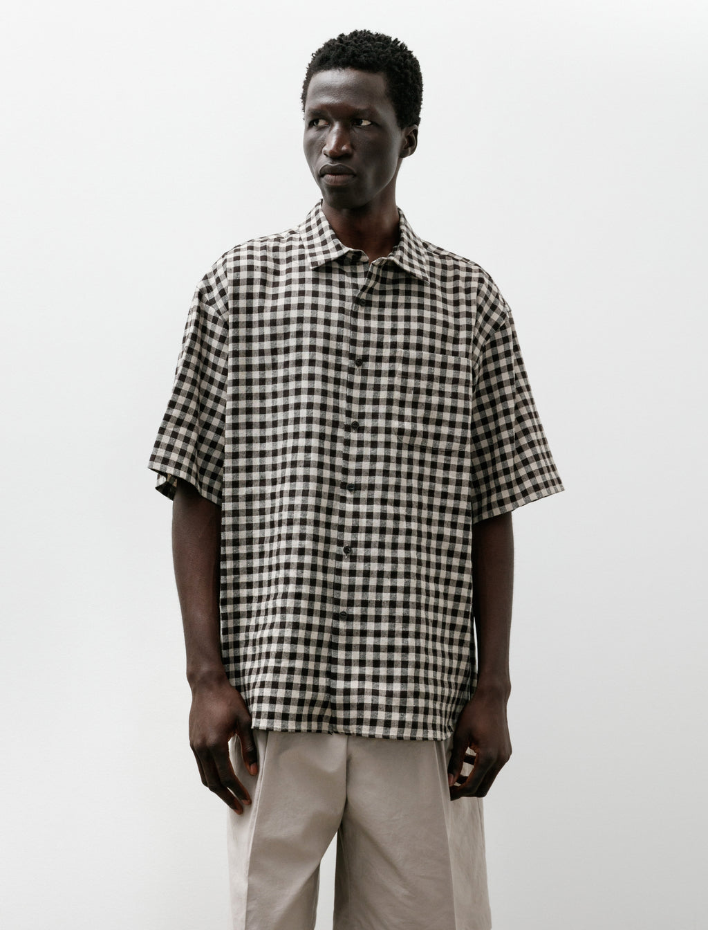Yoko Sakamoto Regular Collar SS Shirt Gingham – Neighbour