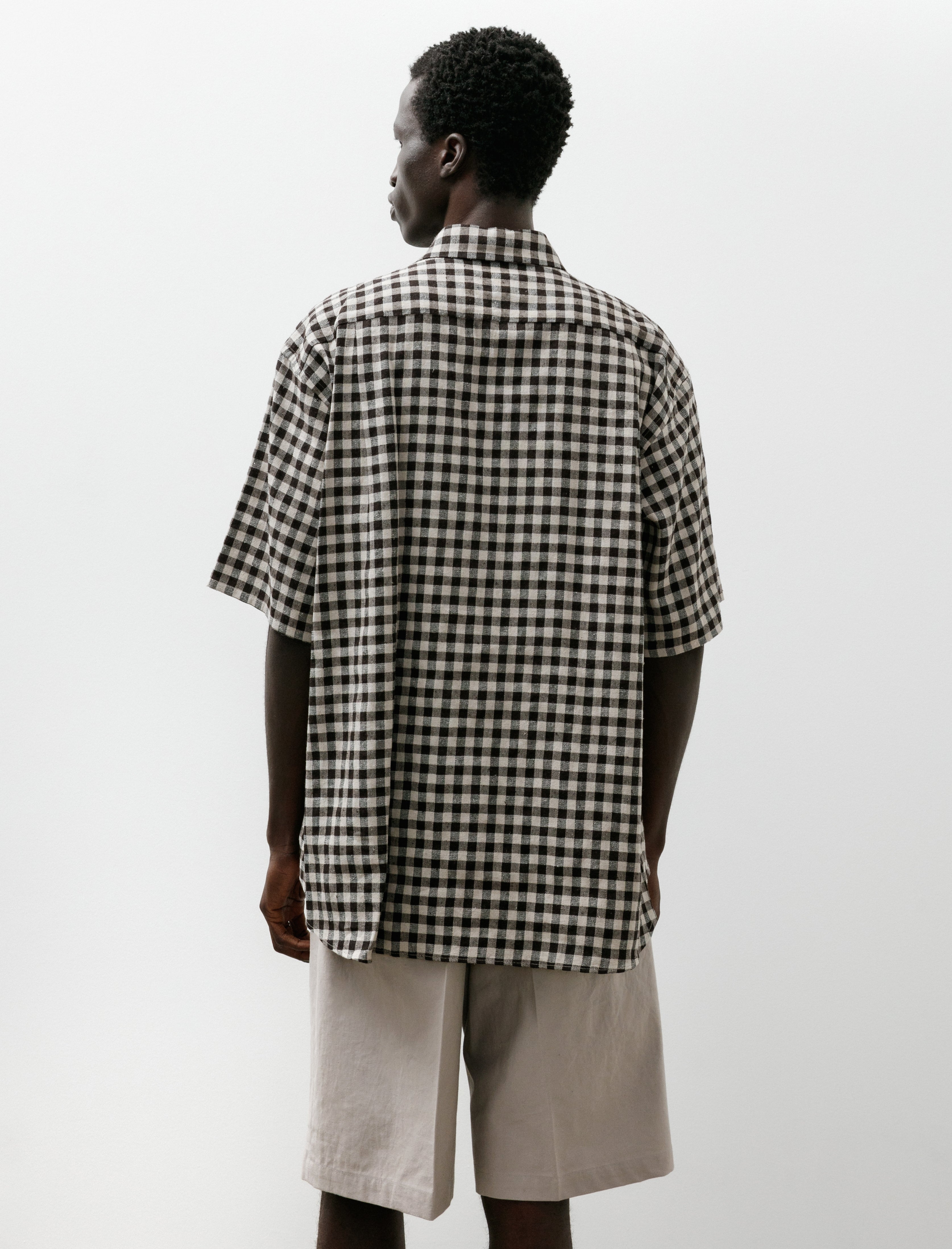 Yoko Sakamoto Regular Collar SS Shirt Gingham